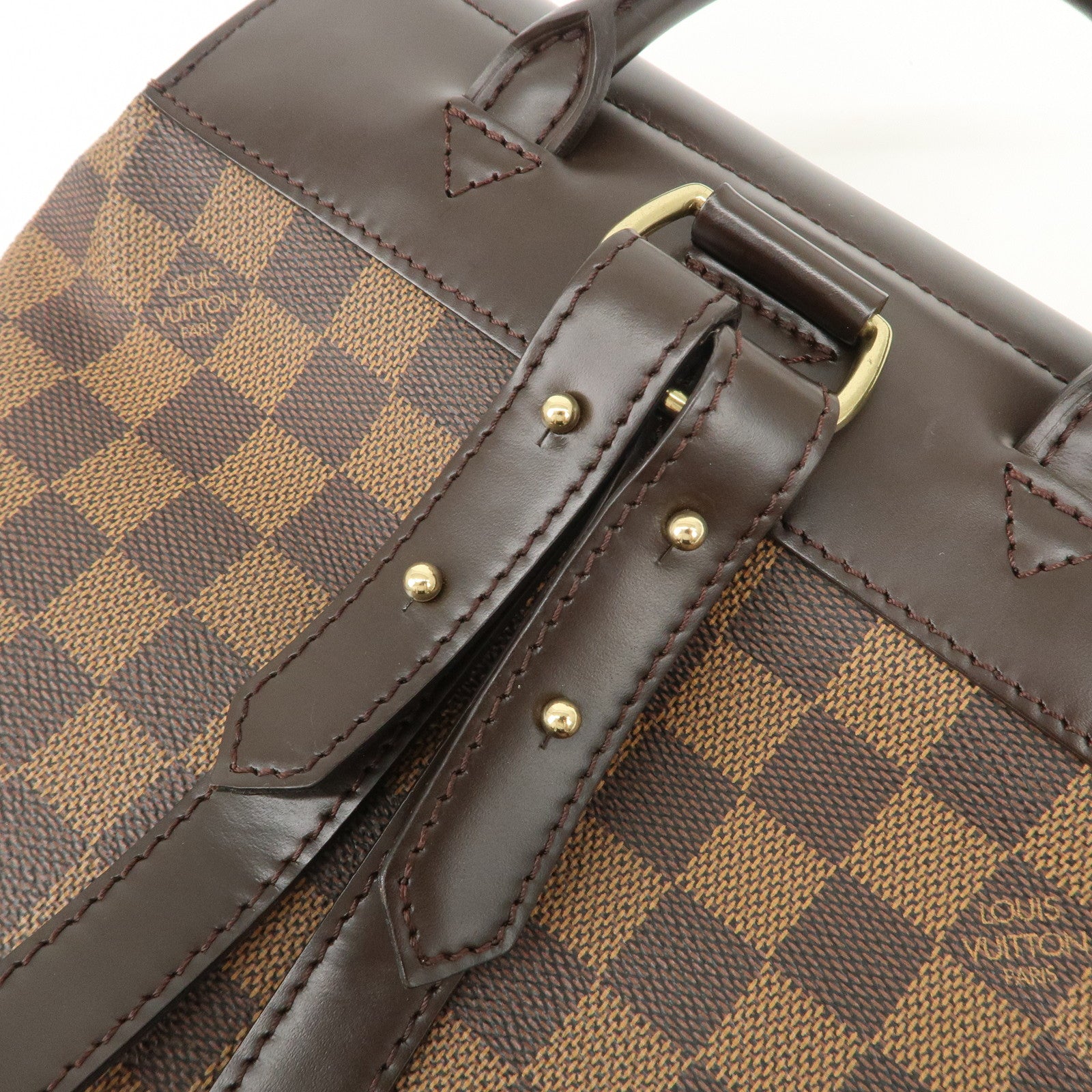 Louis Vuitton Damier Canvas Soho Backpack Ruck Sac Brown N51132