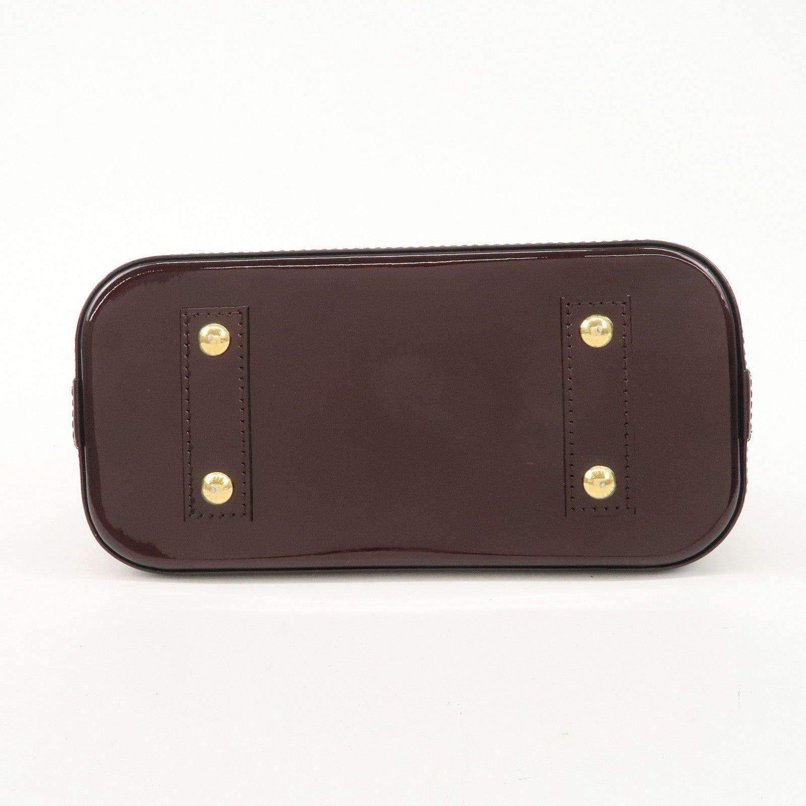 Louis Vuitton Monogram Vernis Leather Alma BB 2way Hand Bag M91700 Used