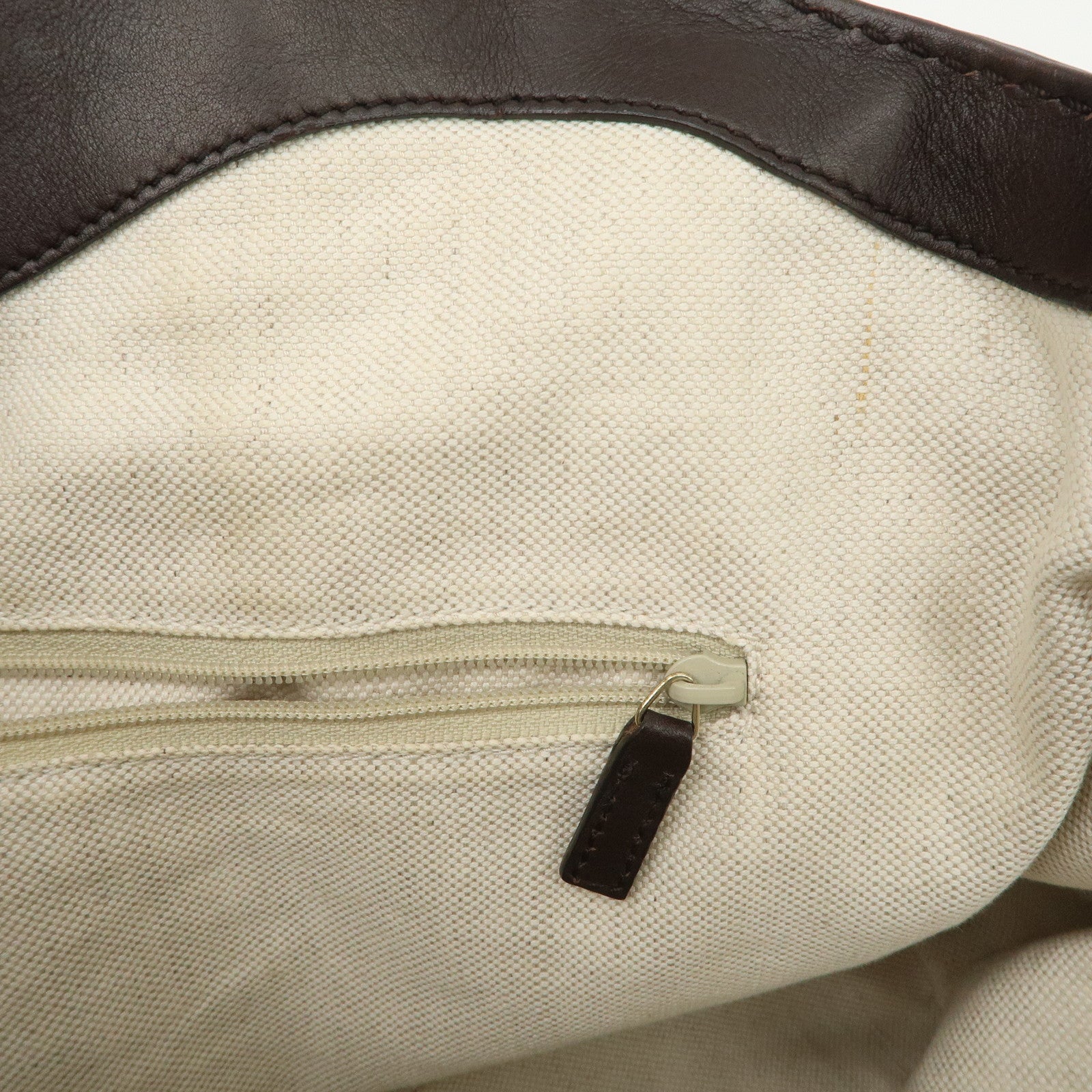 GUCCI Sukey Guccissima Leather Tote Bag Hand Bag Ivory 211944