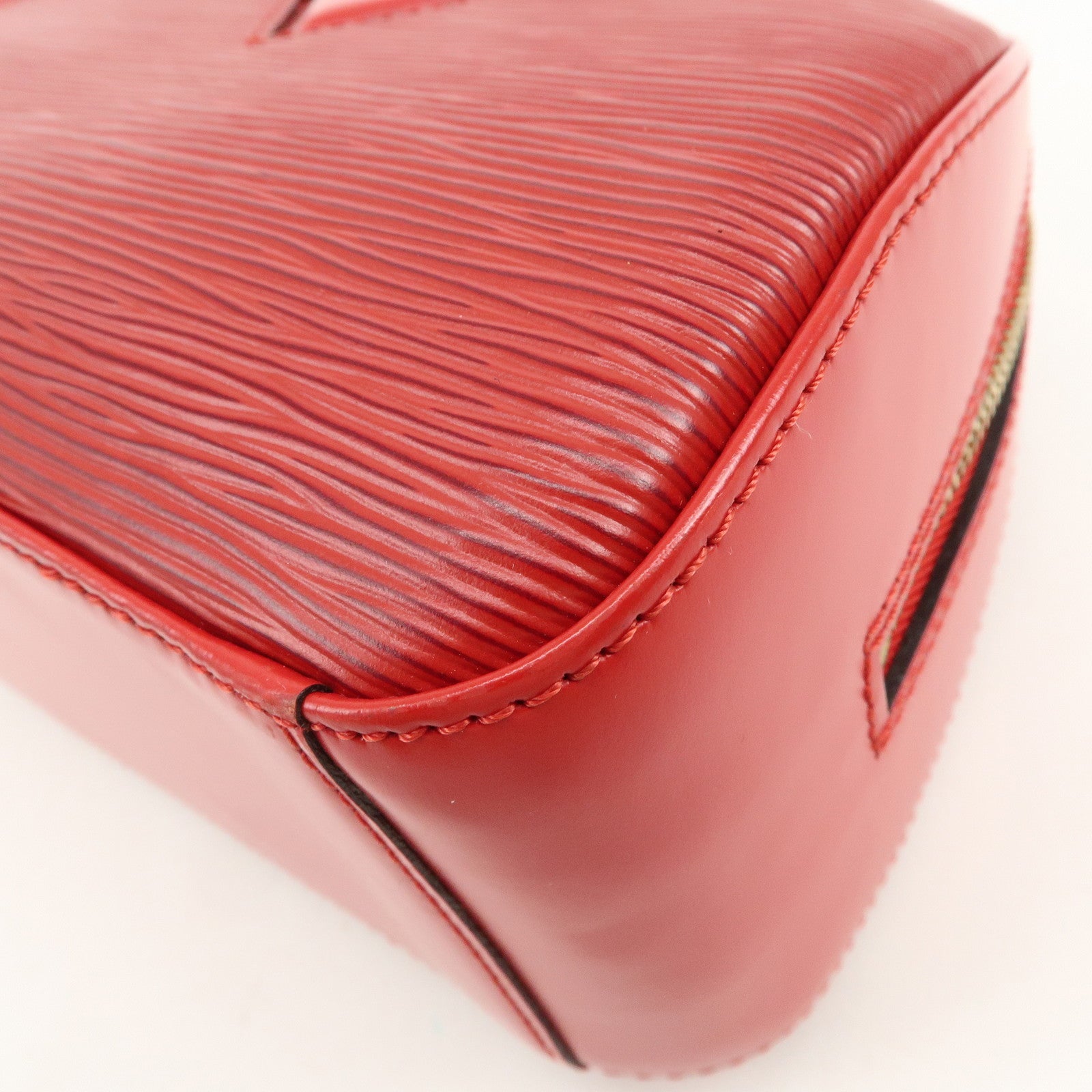 Louis Vuitton Epi Leather Jasmine Hand Bag Castilian Red M52087