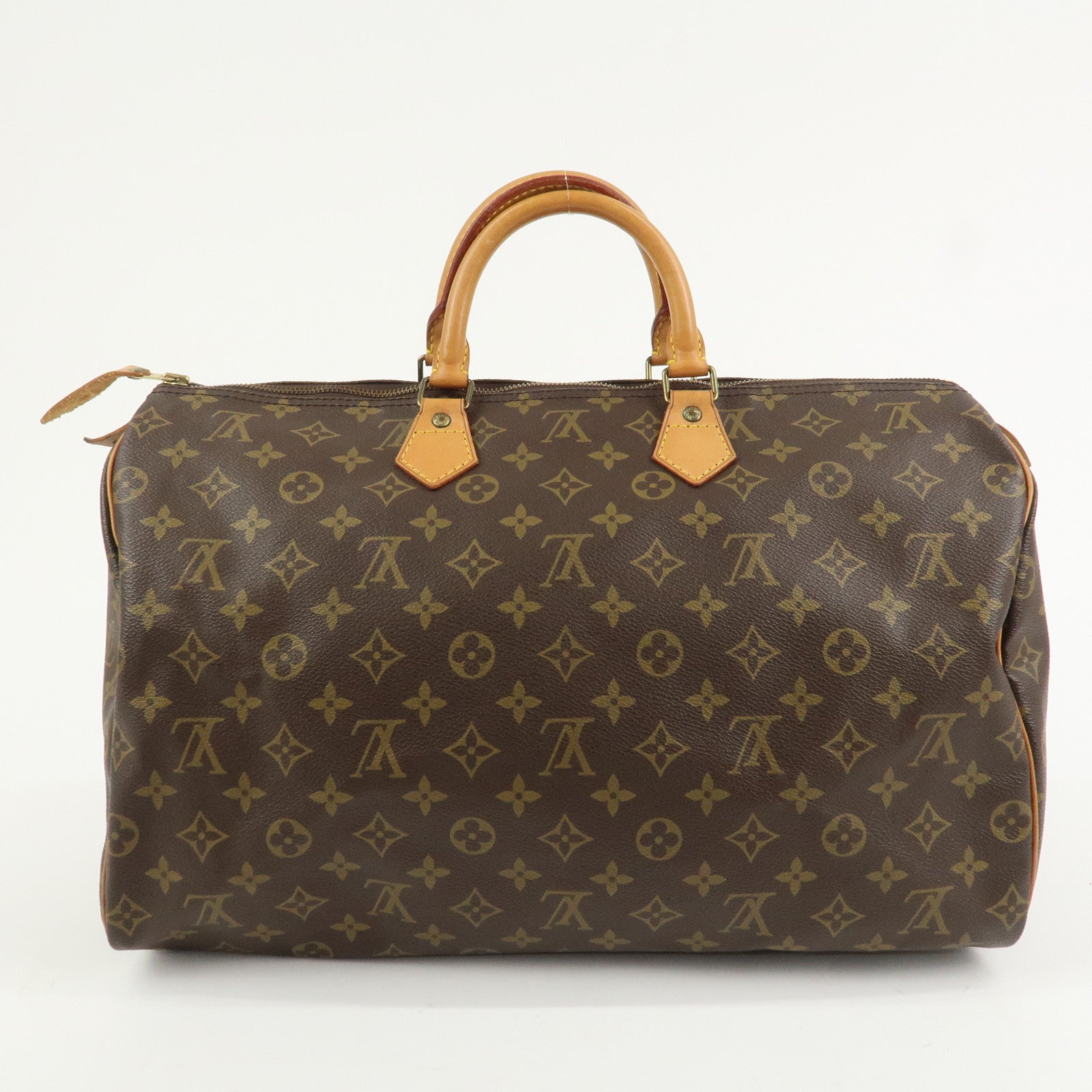 Louis Vuitton Monogram Speedy 40 Hand Bag Boston Bag Brown M41522