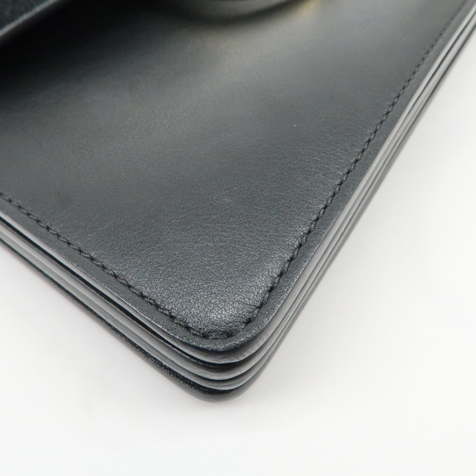 Chloe Faye Suede Leather 2Way Bag Hand Bag Shoulder Bag Black