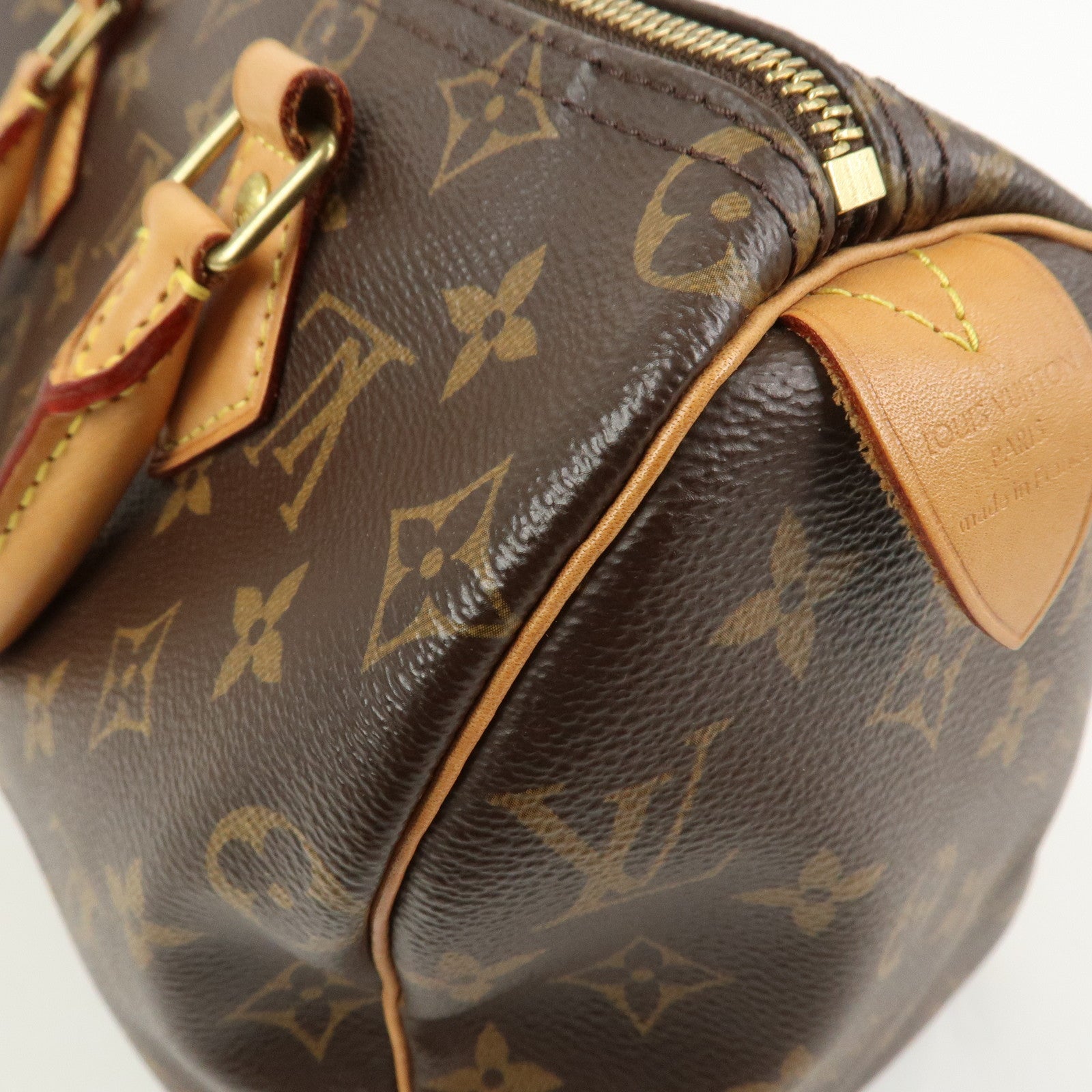 Louis Vuitton Monogram Speedy 25 Boston Bag Hand Bag Brown M41528