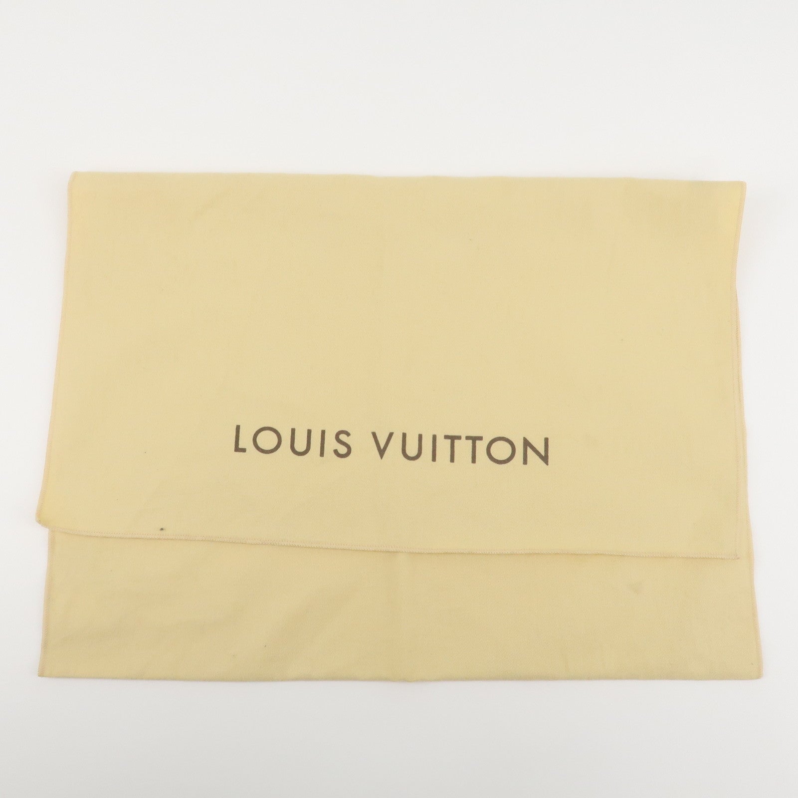 Louis Vuitton Set Of 10 Dust Bag Storage Bag Flap Style Beige Used