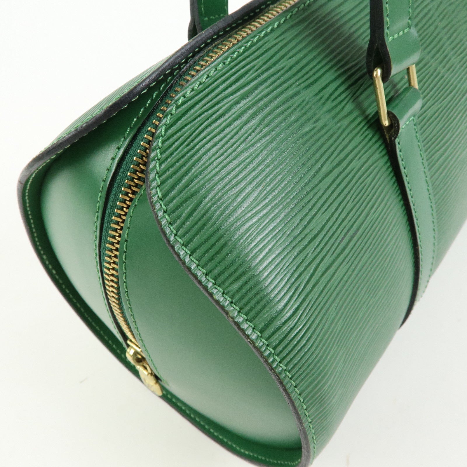 Louis Vuitton Epi Soufflot Hand Bag Borneo Green M52224