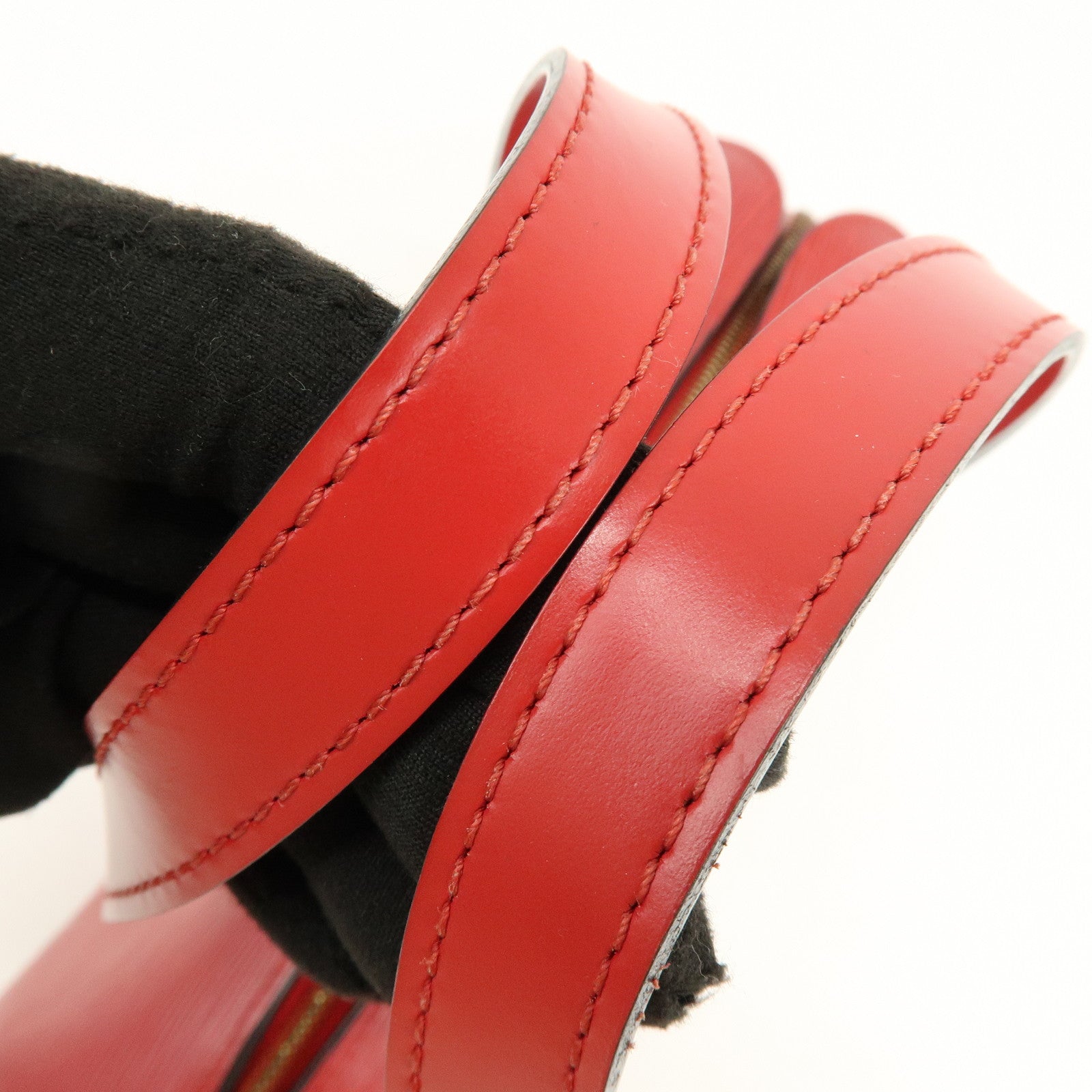 Louis Vuitton Epi Soufflot Hand Bag Castillian Red M52227