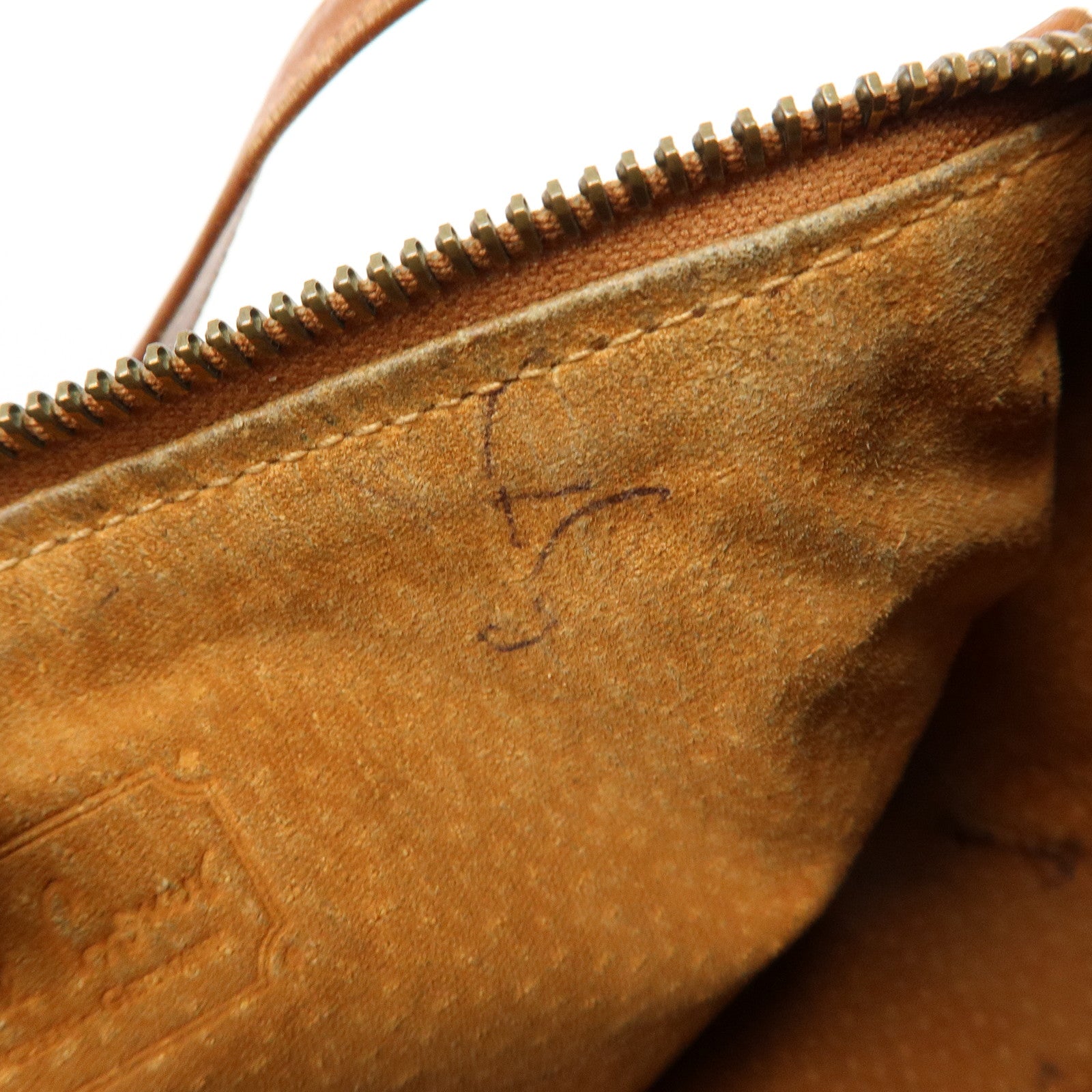 MCM Visetos PVC Leather Shoulder Bag Crossbody Bag Brown