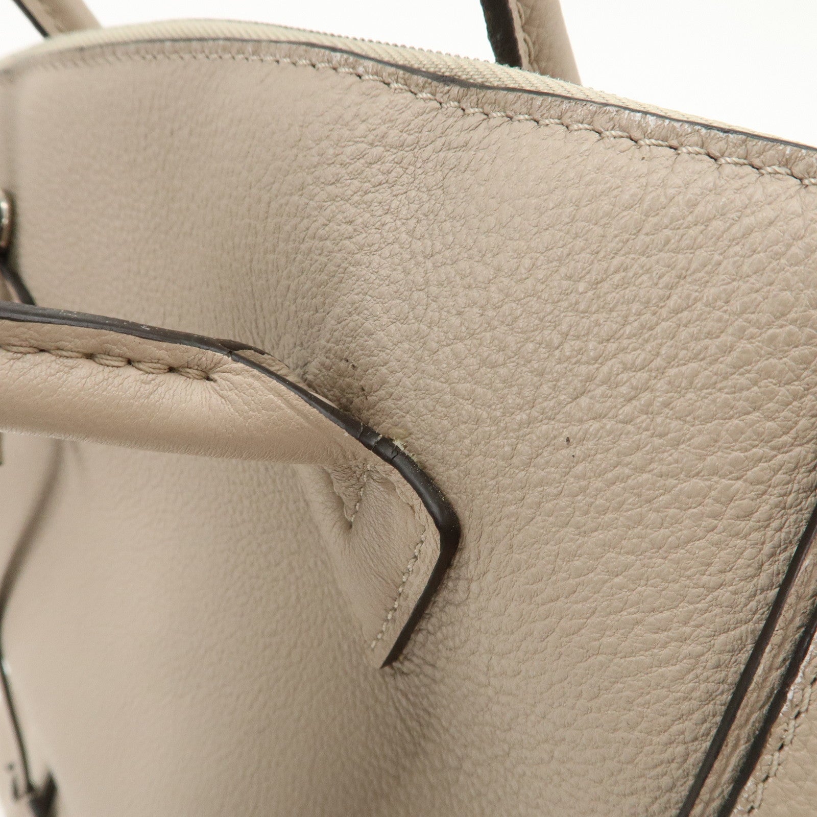 Louis Vuitton PARNASSEA Lock It MM Hand Bag Tote Bag Beige M94593