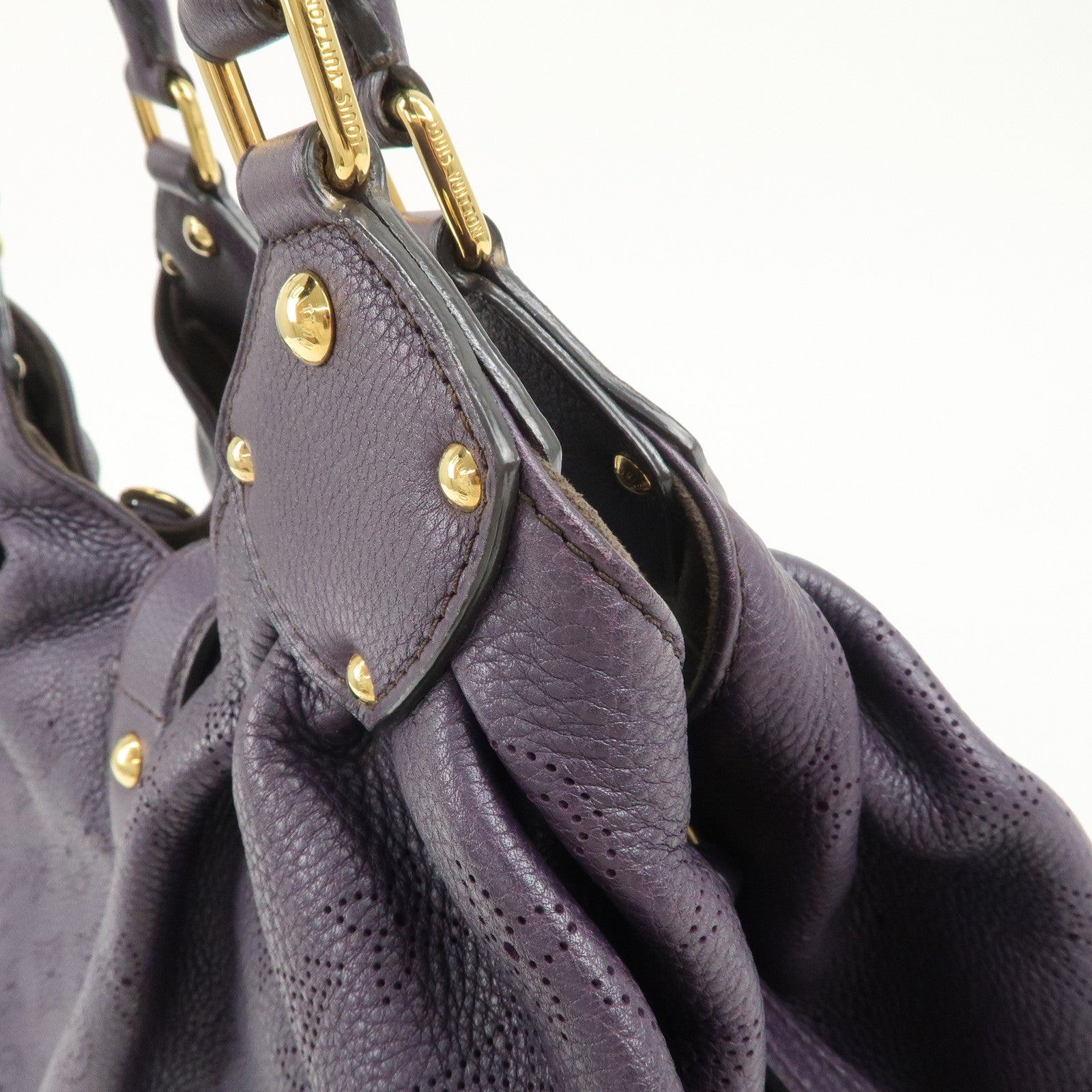 Louis Vuitton Monogram Mahina L Leather Hand Shoulder Bag M93441