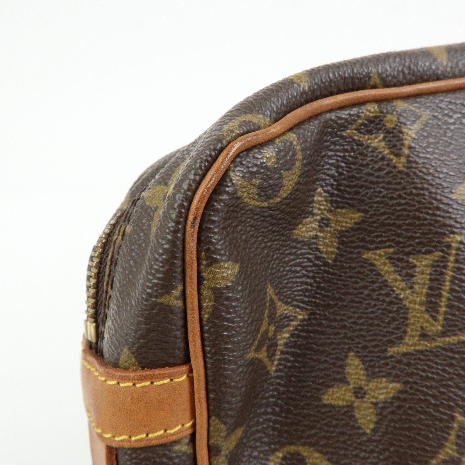 Louis Vuitton Monogram Compiegne 28 Pouch Clutch Bag Brown M51845