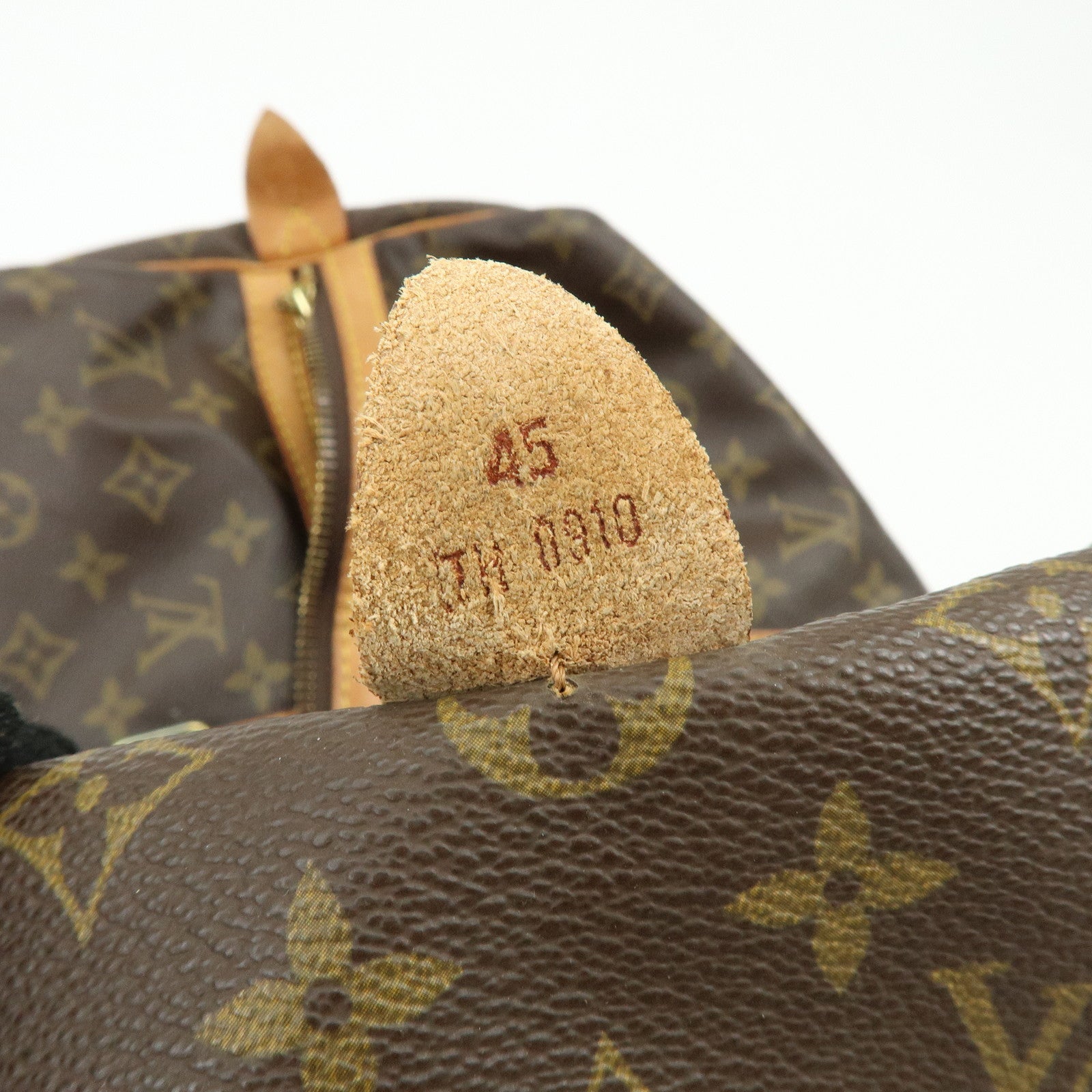 Louis Vuitton Monogram Sac Souple 45 Boston Bag Brown M41624