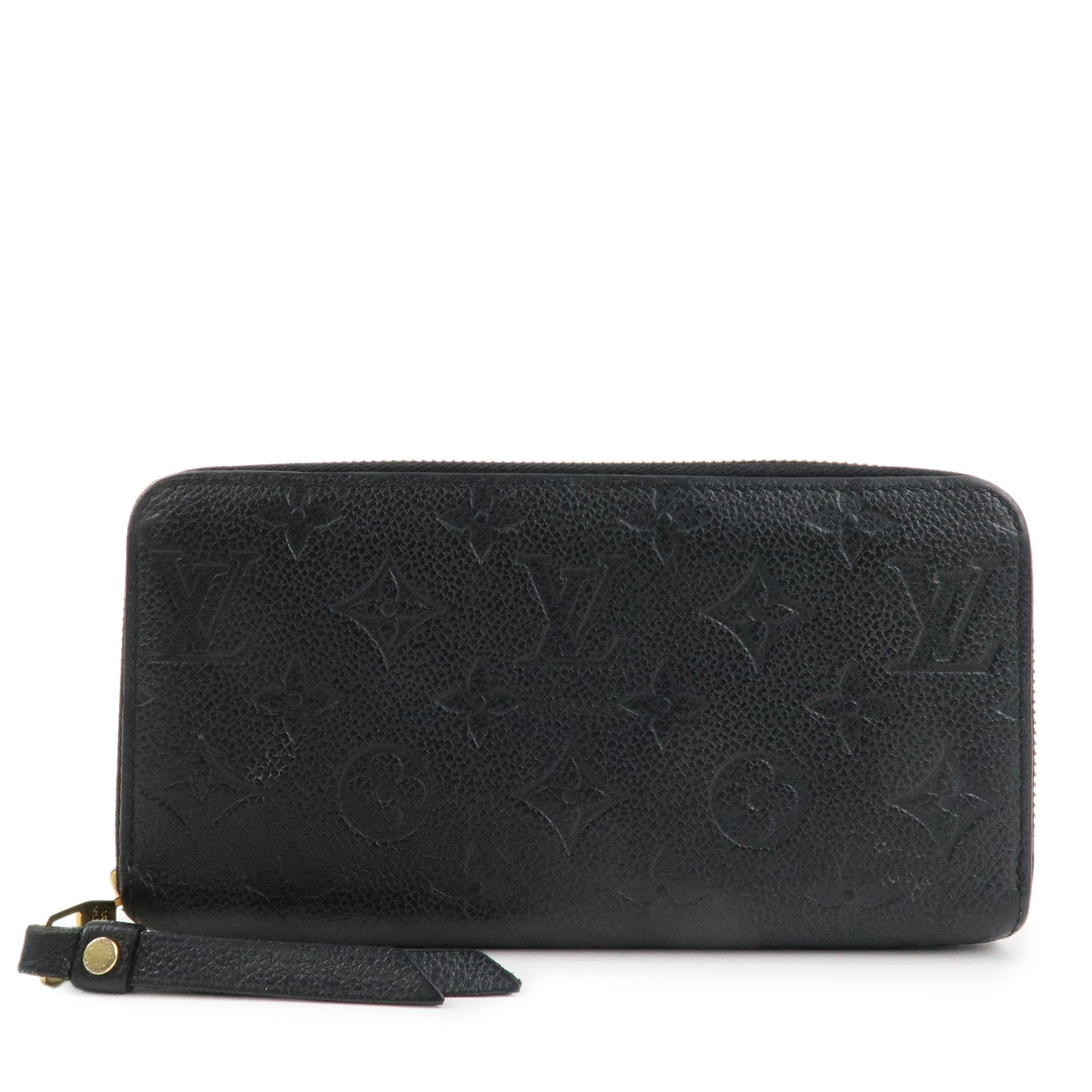 Louis Vuitton Monogram Empreinte Leather Round Zippy Wallet M61864 Used