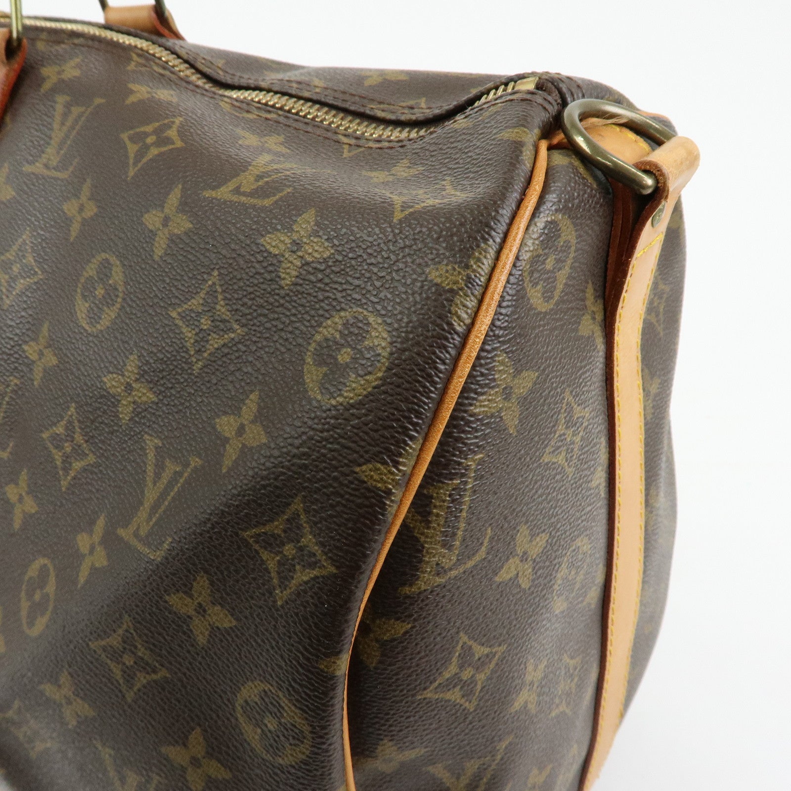 Louis Vuitton Monogram Keep All Bandouliere 50 Boston Bag M41416