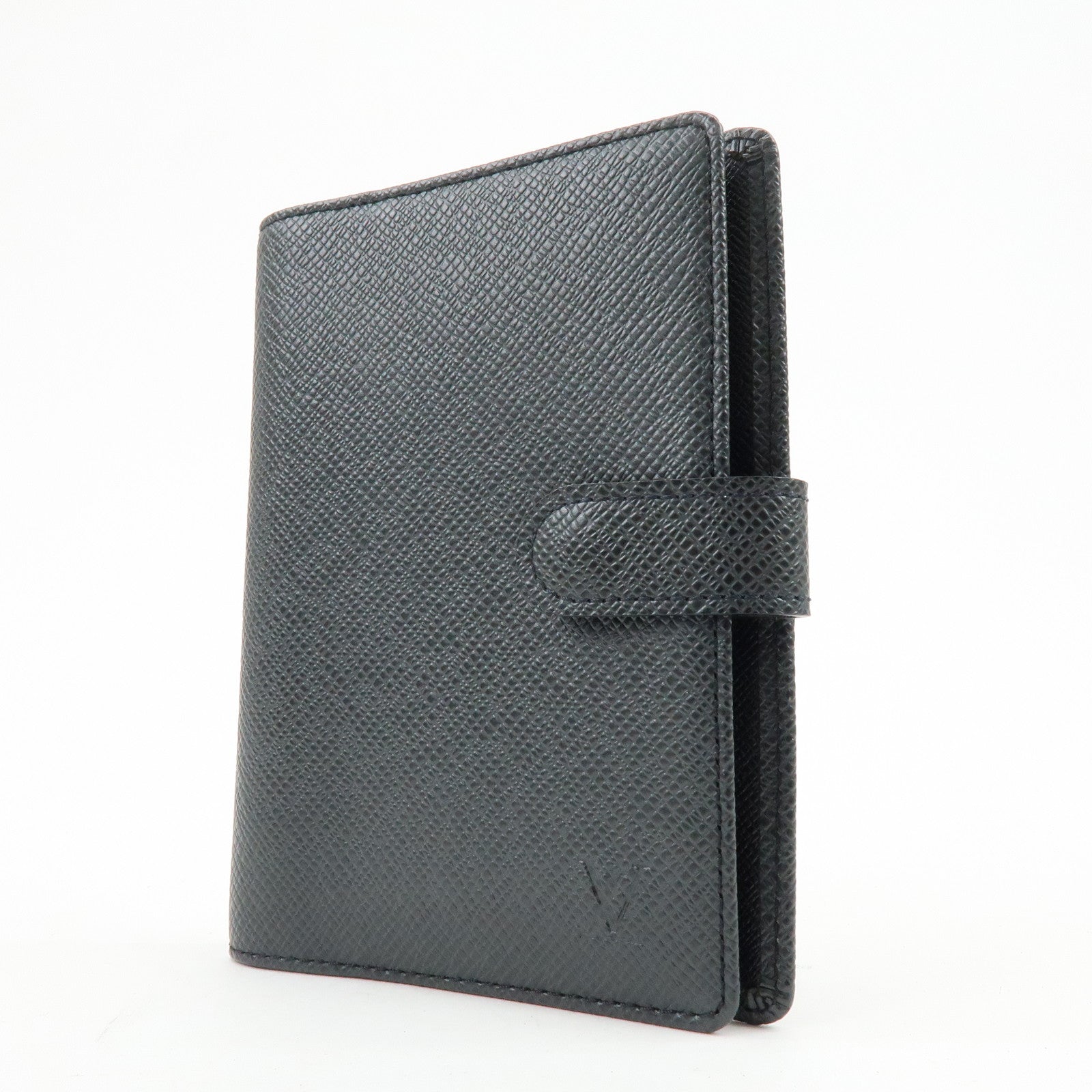 Louis Vuitton Taiga Leather Agenda PM Planner Cover Ardoise R20426
