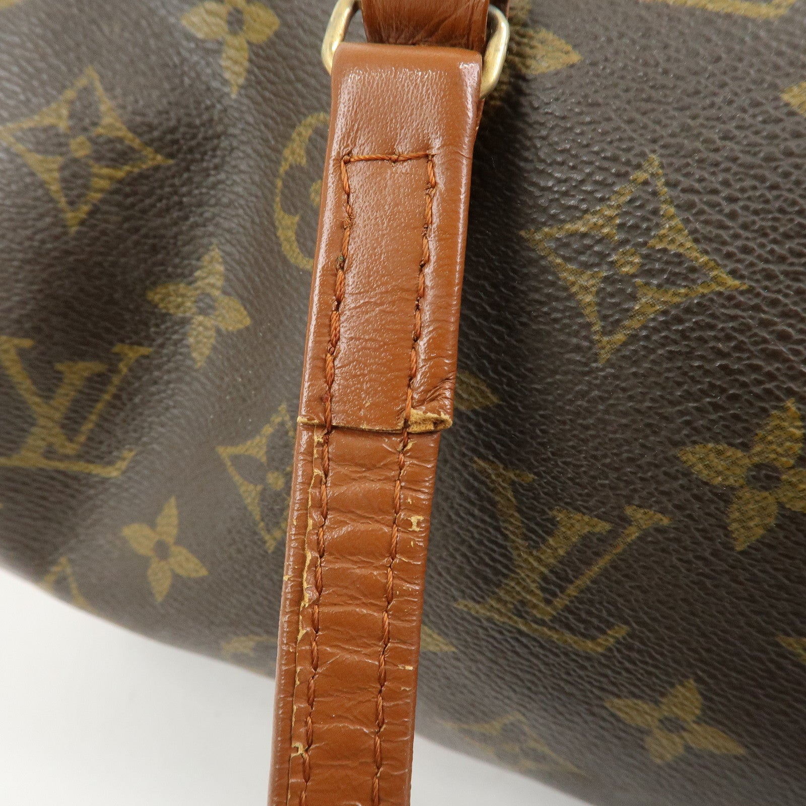 Louis Vuitton Monogram Papillon 30 Hand Bag Brown Old Style M51365