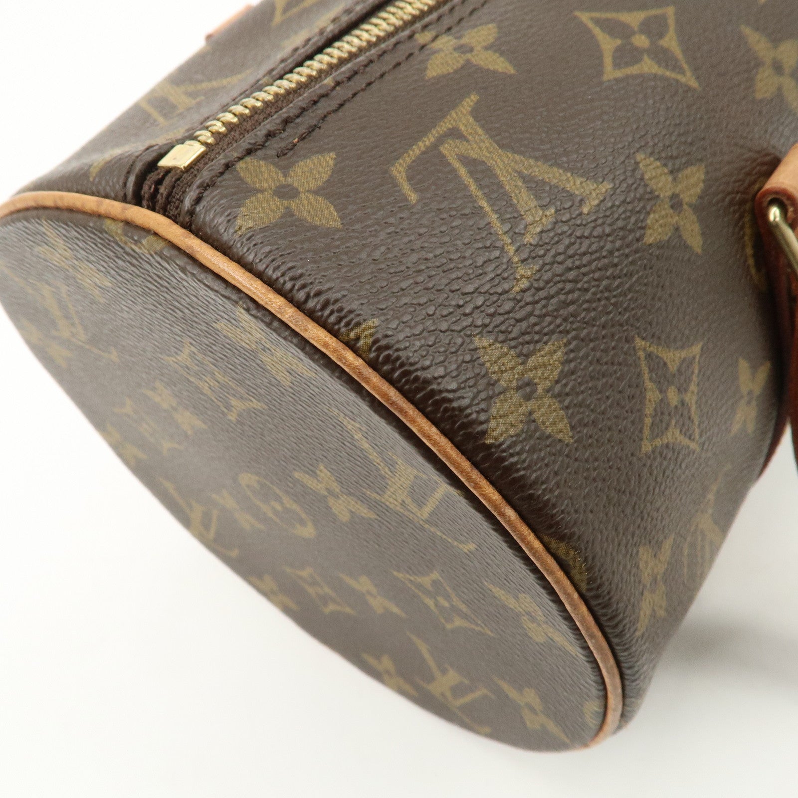 Louis Vuitton Monogram Papillon 30 Hand Bag New Style Brown M51385