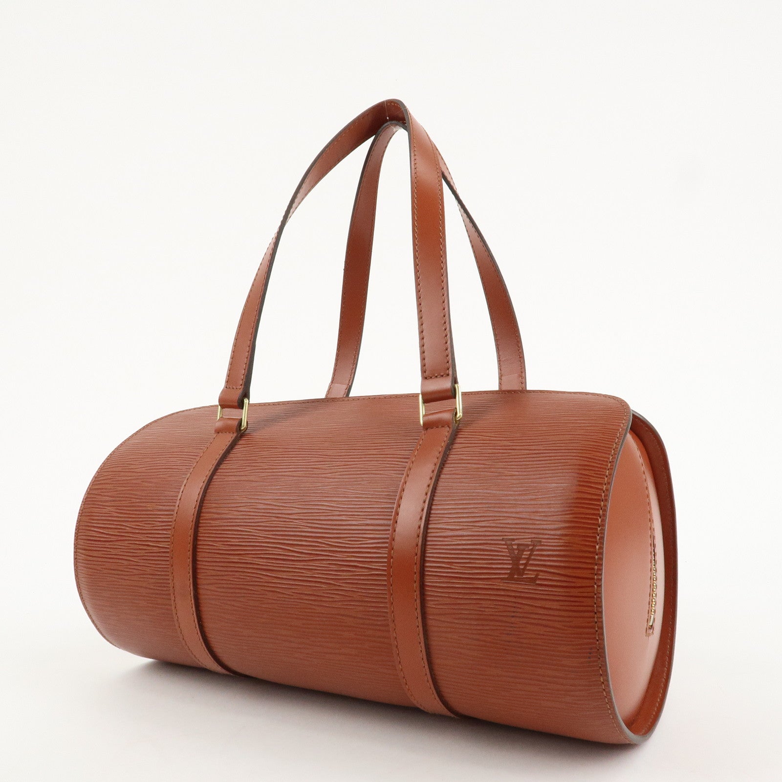 Louis Vuitton Epi Soufflot Shoulder Bag Kenya Brown M52223 Used