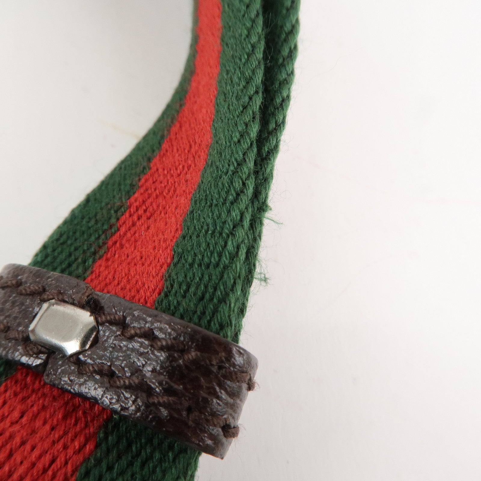 GUCCI Sherry GG Canvas Leather Shoulder Bag Beige 146309 Used