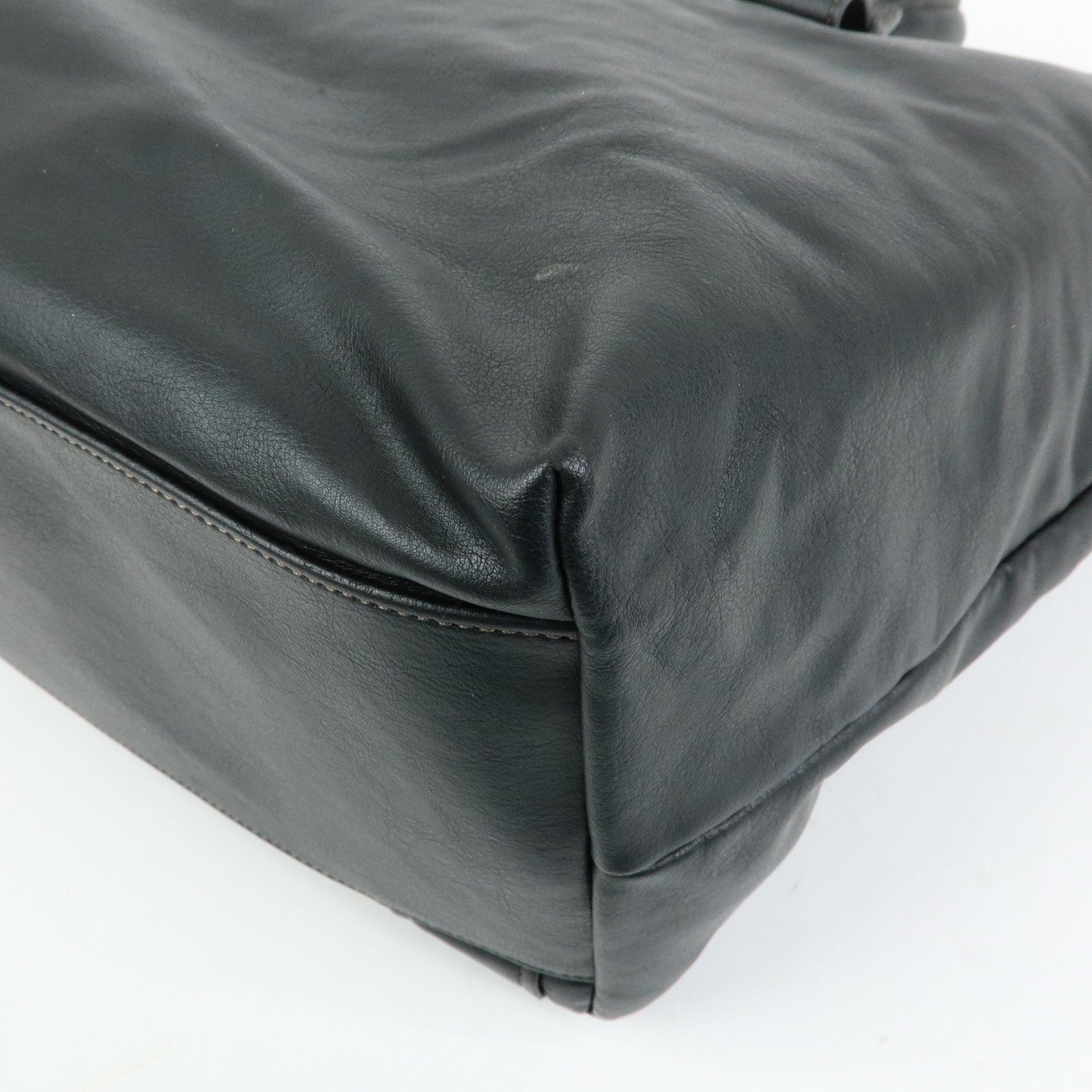 Chloe Eclipse Leather Tote Bag Shoulder Bag Hand Bag Black