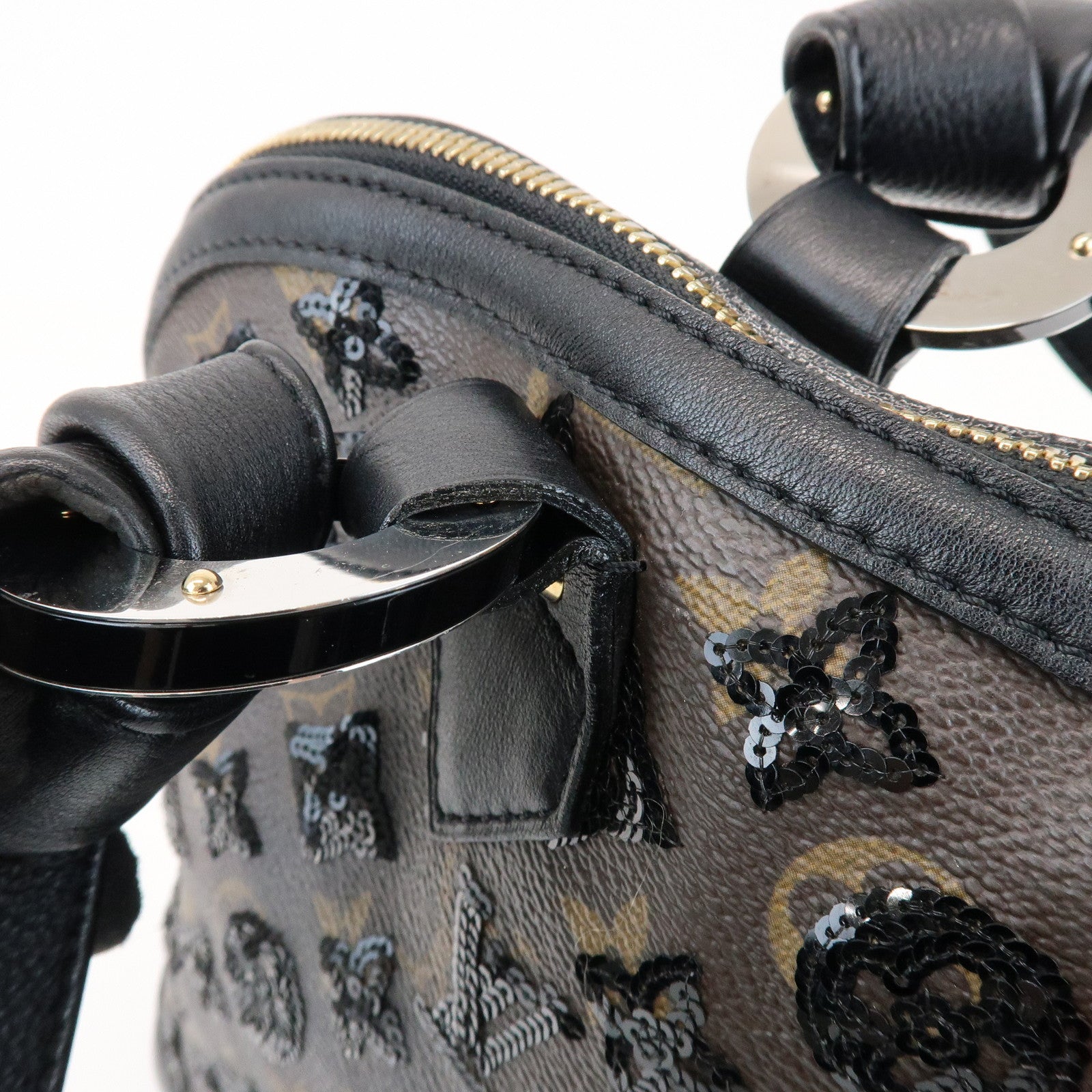 Louis Vuitton Monogram Eclipse Alma Hand Bag Noir M40246
