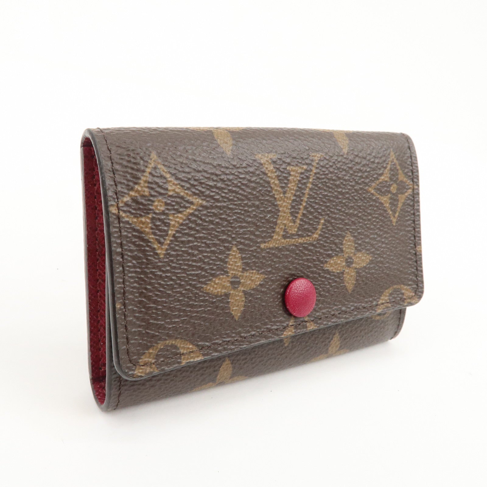 Louis Vuitton Monogram Multicles 6 Key Case Brown Fuchsia M60701