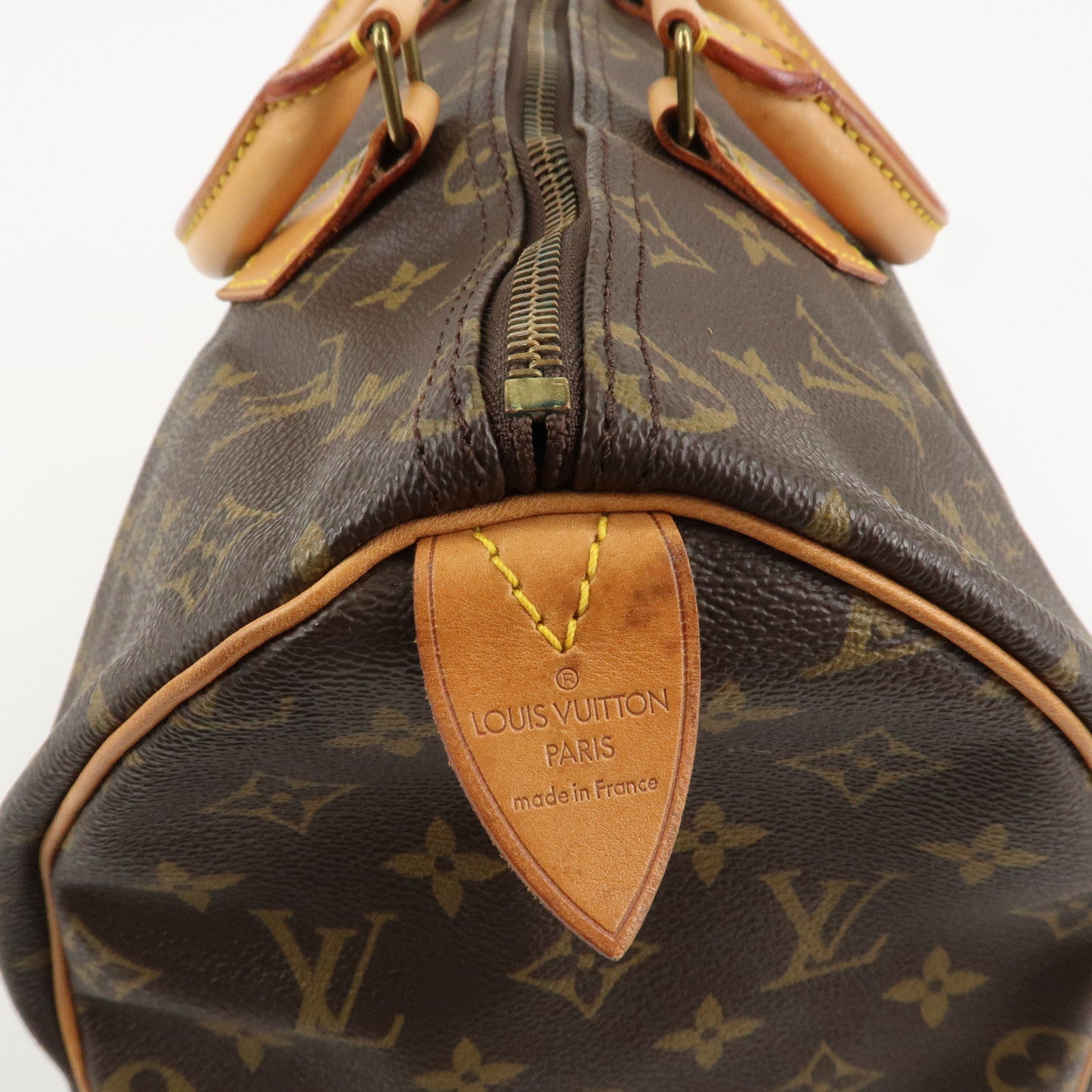 Louis Vuitton Monogram Speedy 35 Boston Bag Hand Bag M41524 Used