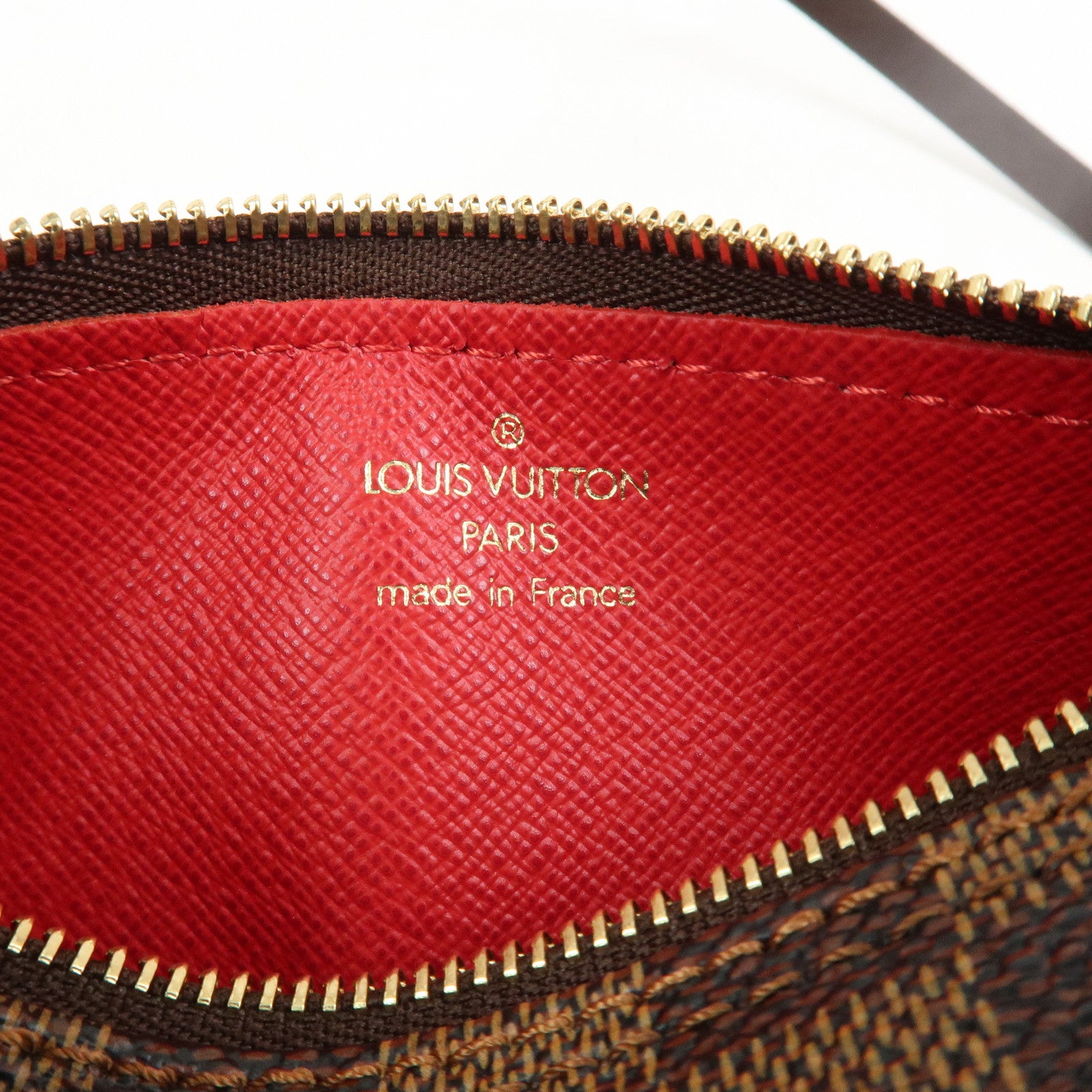 Louis Vuitton Damier Mini Pouch for Papillon Bag Damier Ebene