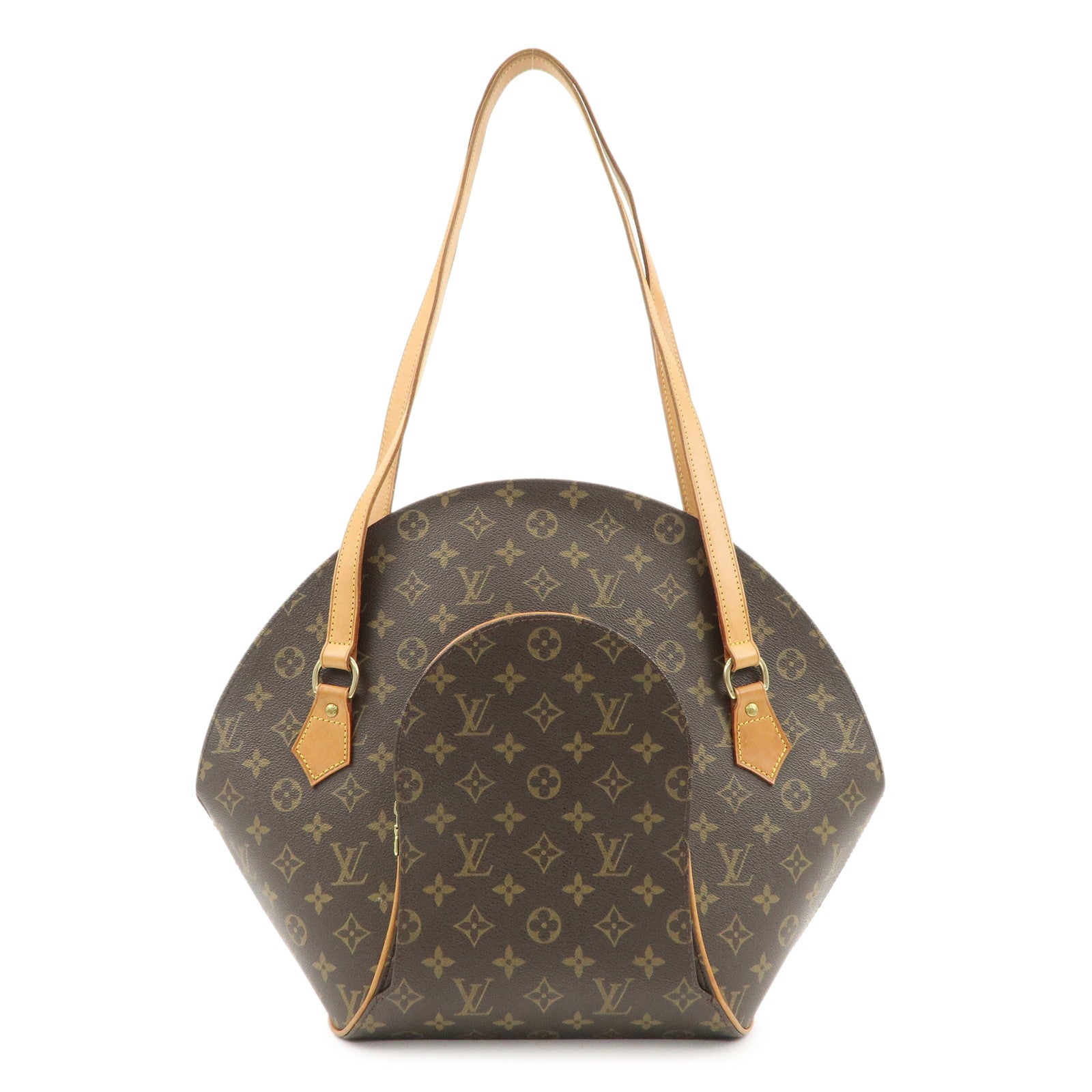 Louis Vuitton Monogram Ellipse Shopping Shoulder Bag Brown M51128 Used