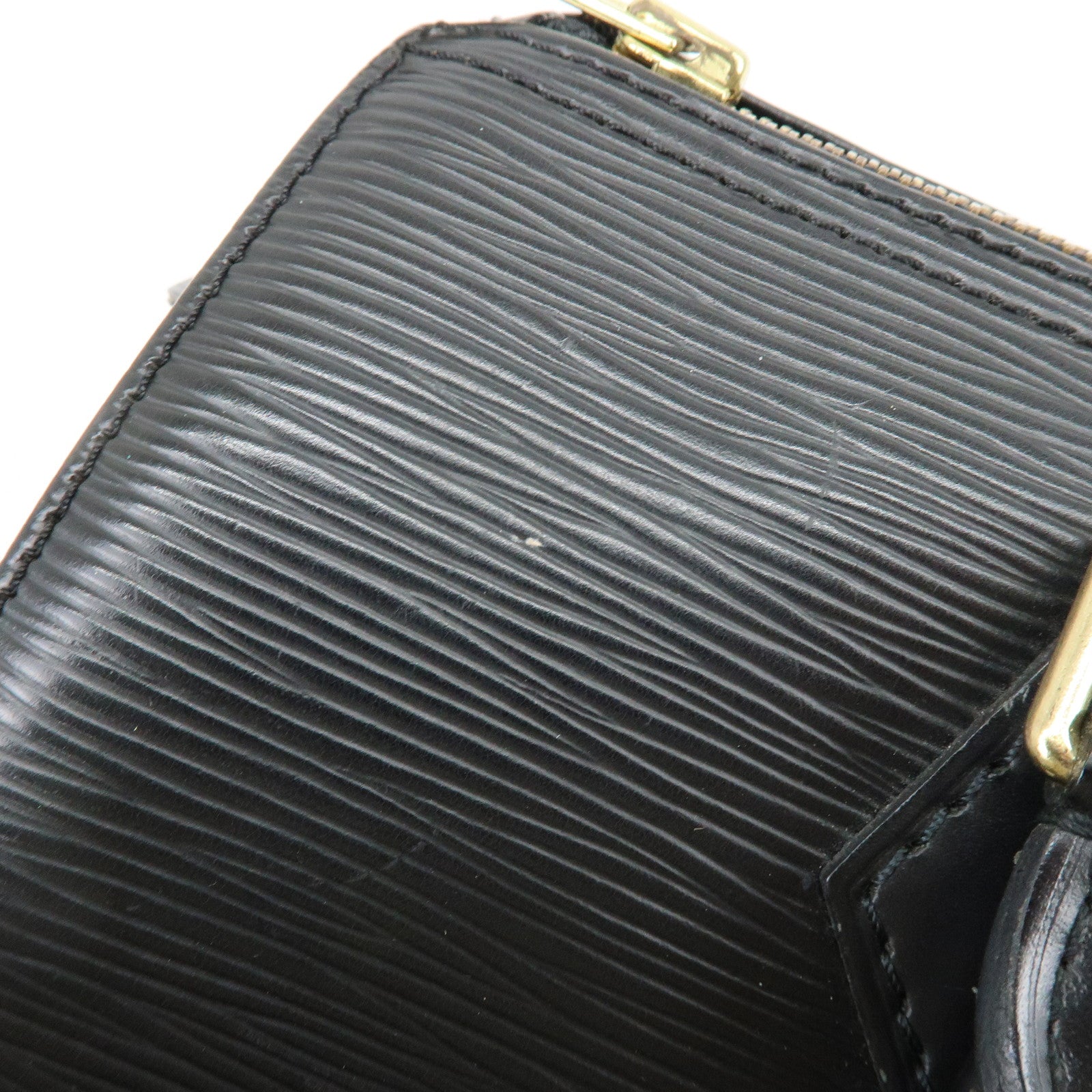 Louis Vuitton Epi Leather Speedy 25 Hand Bag Boston Bag Noir M59032