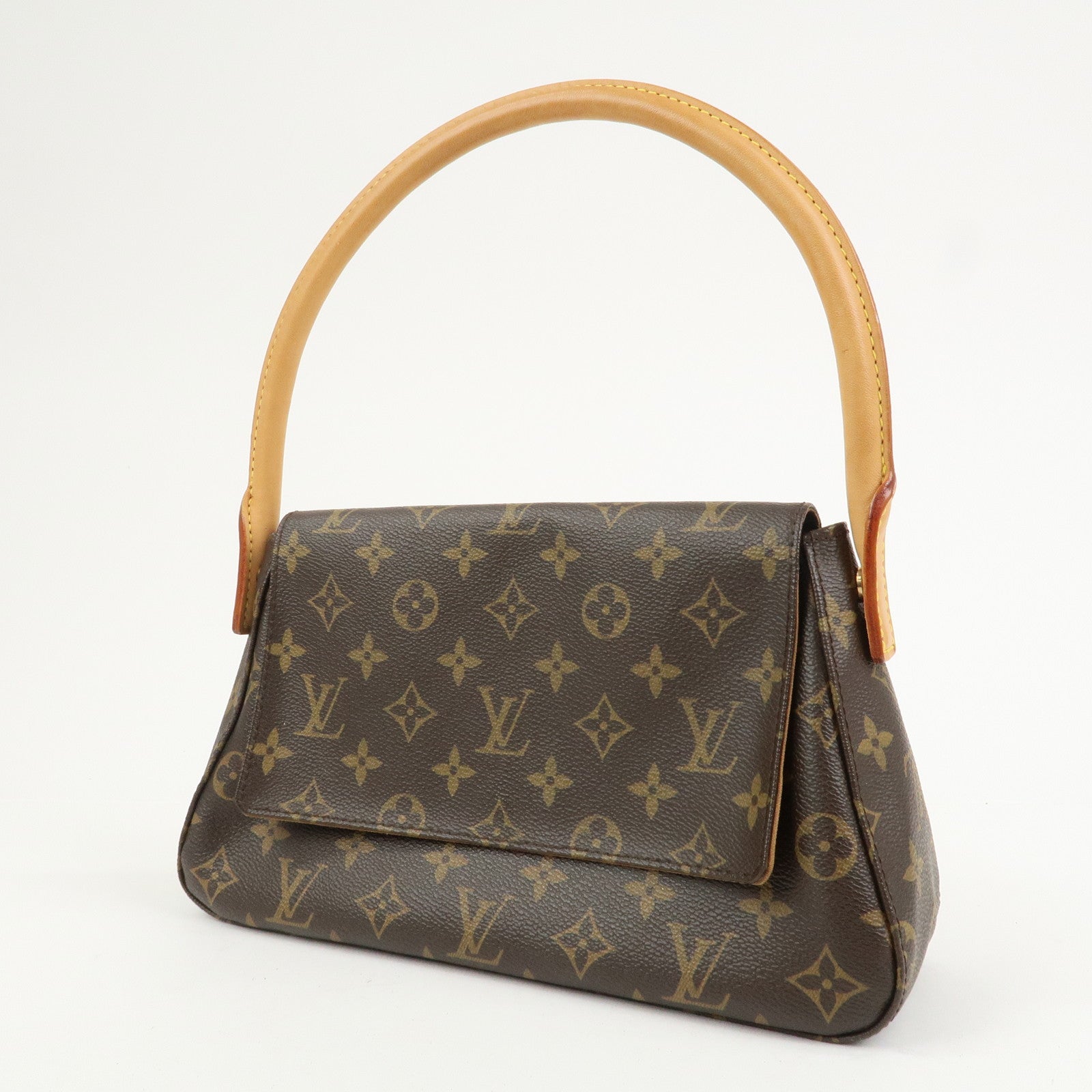Louis Vuitton Monogram Mini Looping Shoulder Bag Brown M51147