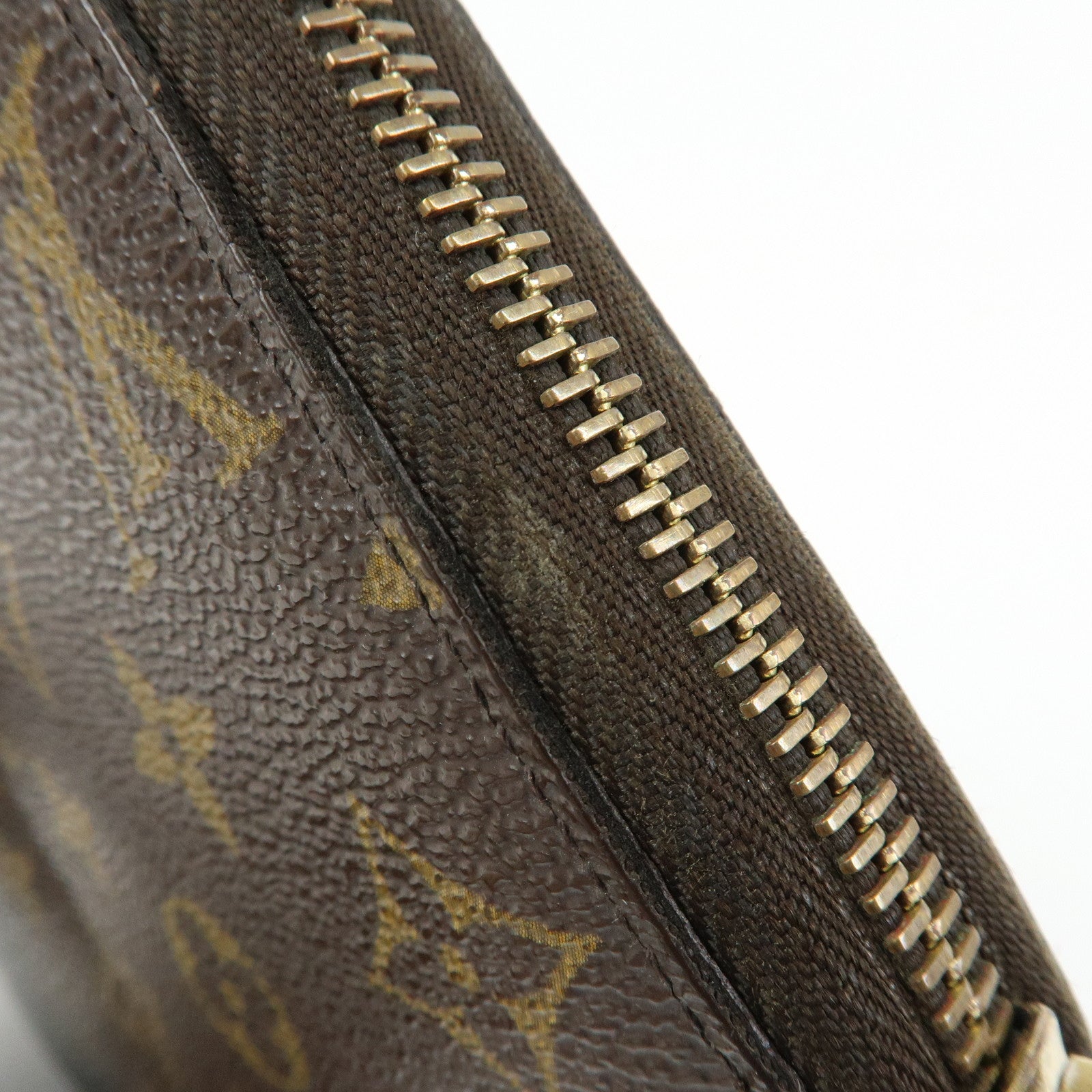 Louis Vuitton Monogram Canvas Zippy Wallet Long Wallet Brown M42616