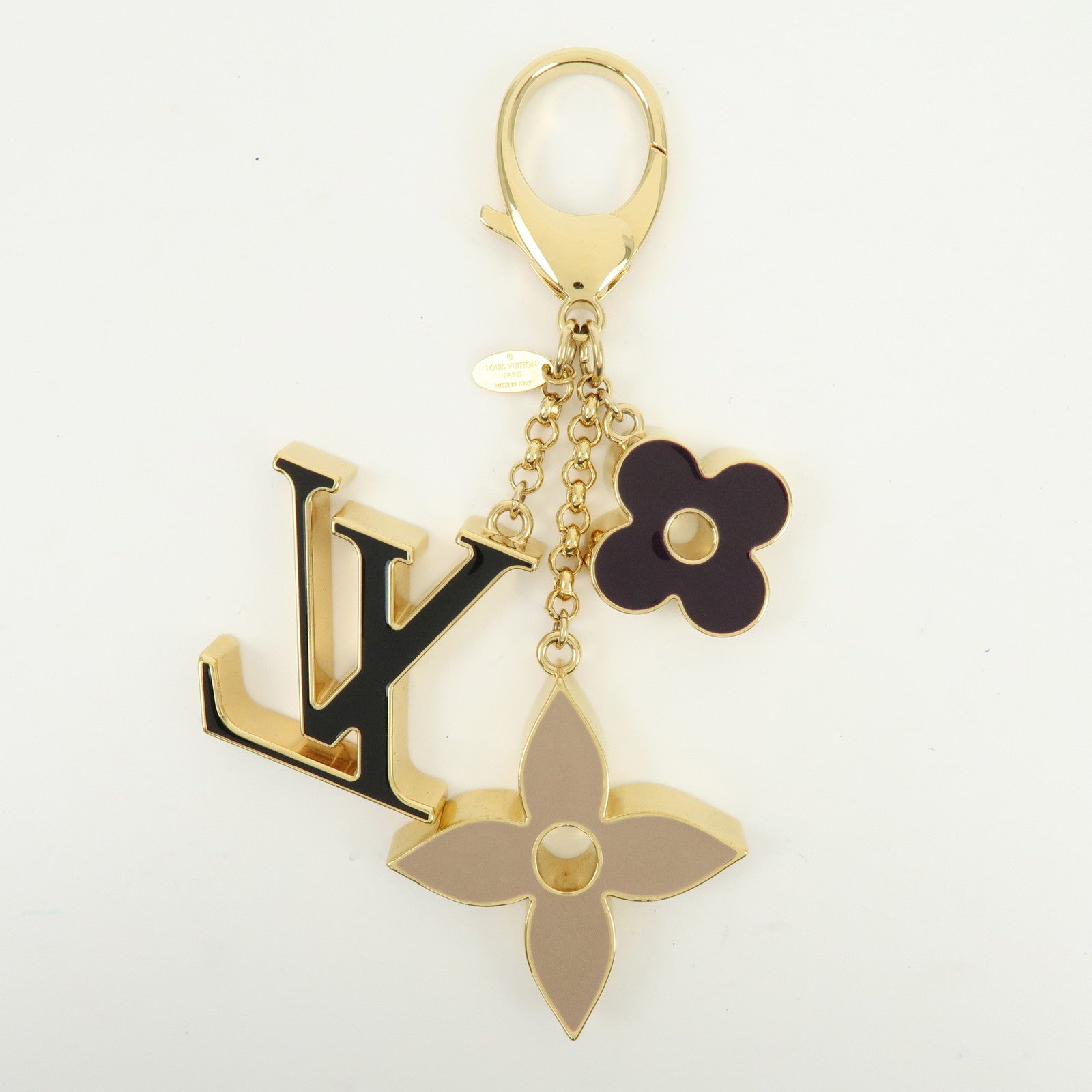 Louis Vuitton Fleur de Monogram Key Chain Bag Charm M67119