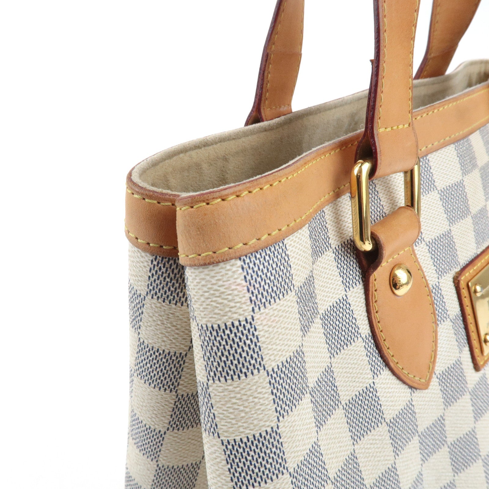 Louis Vuitton Damier Azur Hampstead PM Hand Bag Shoulder Bag N51207