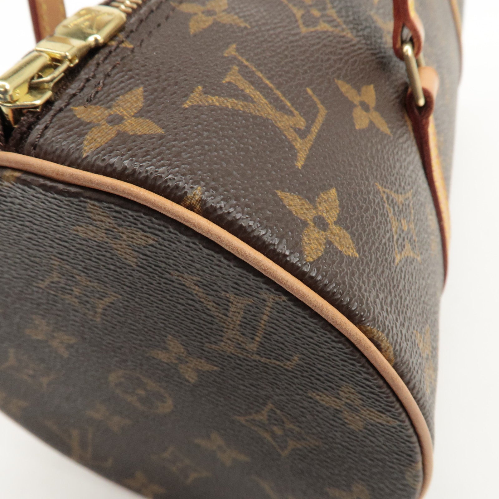 Louis Vuitton Monogram Canvas Leather Papillon 30 Brown M51385 Used