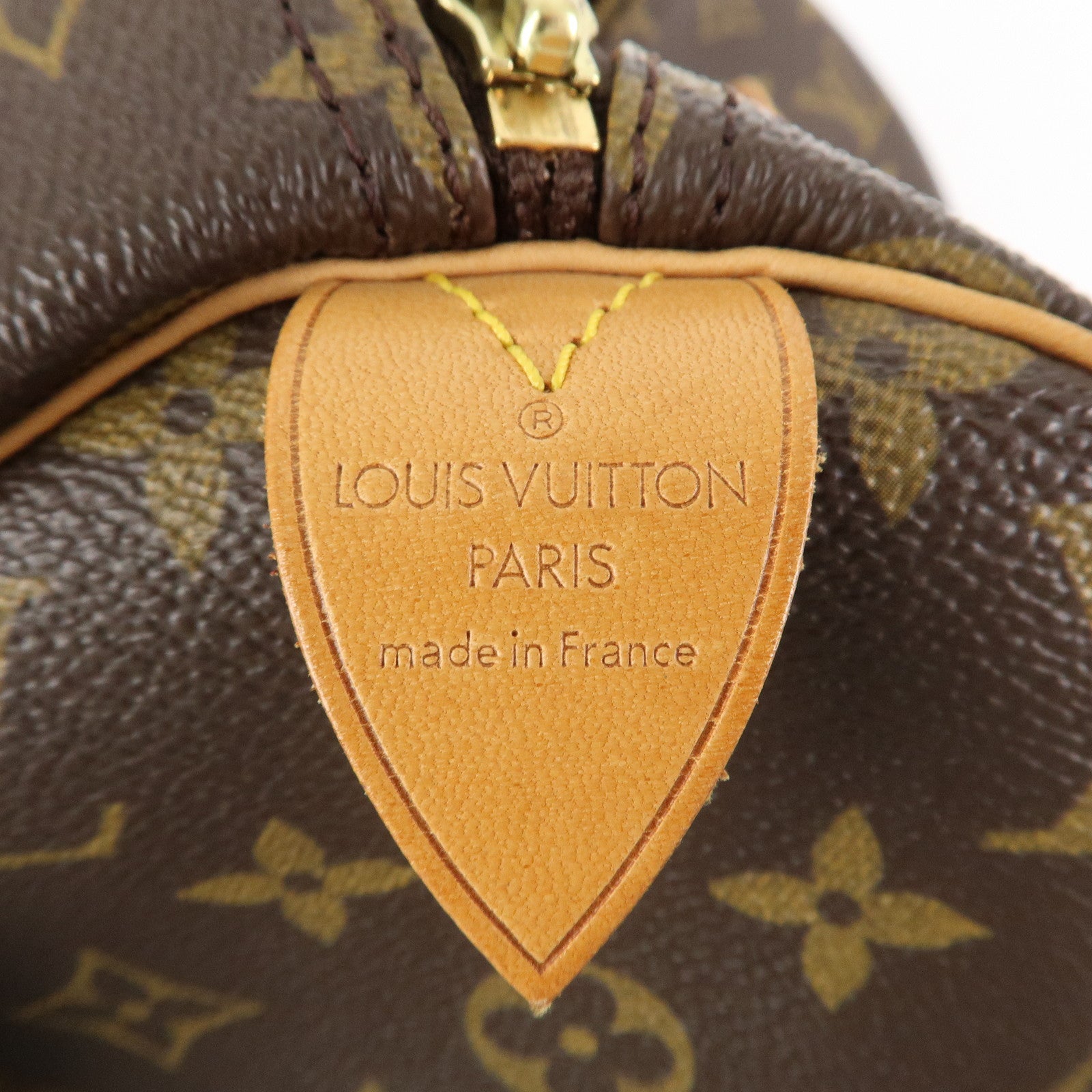 Louis Vuitton Monogram Canvas Speedy 30 Hand Bag Brown M41526
