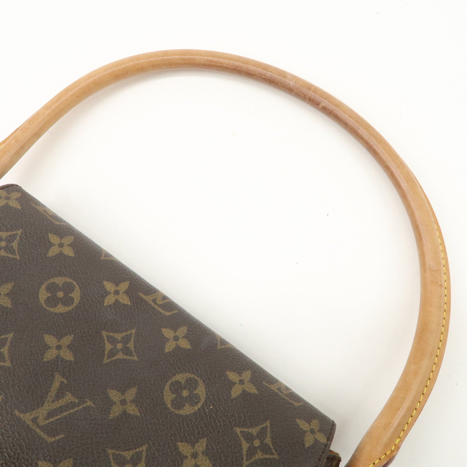 Louis Vuitton Monogram Mini Looping Shoulder Bag Hand Bag M51147 Used