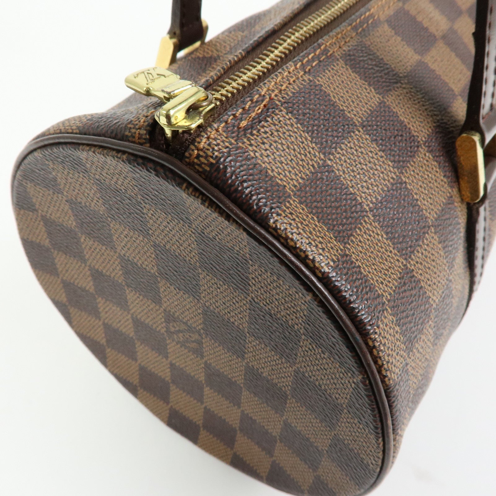 Louis Vuitton Damier Ebene Papillon 30 Hand Bag Brown N51303