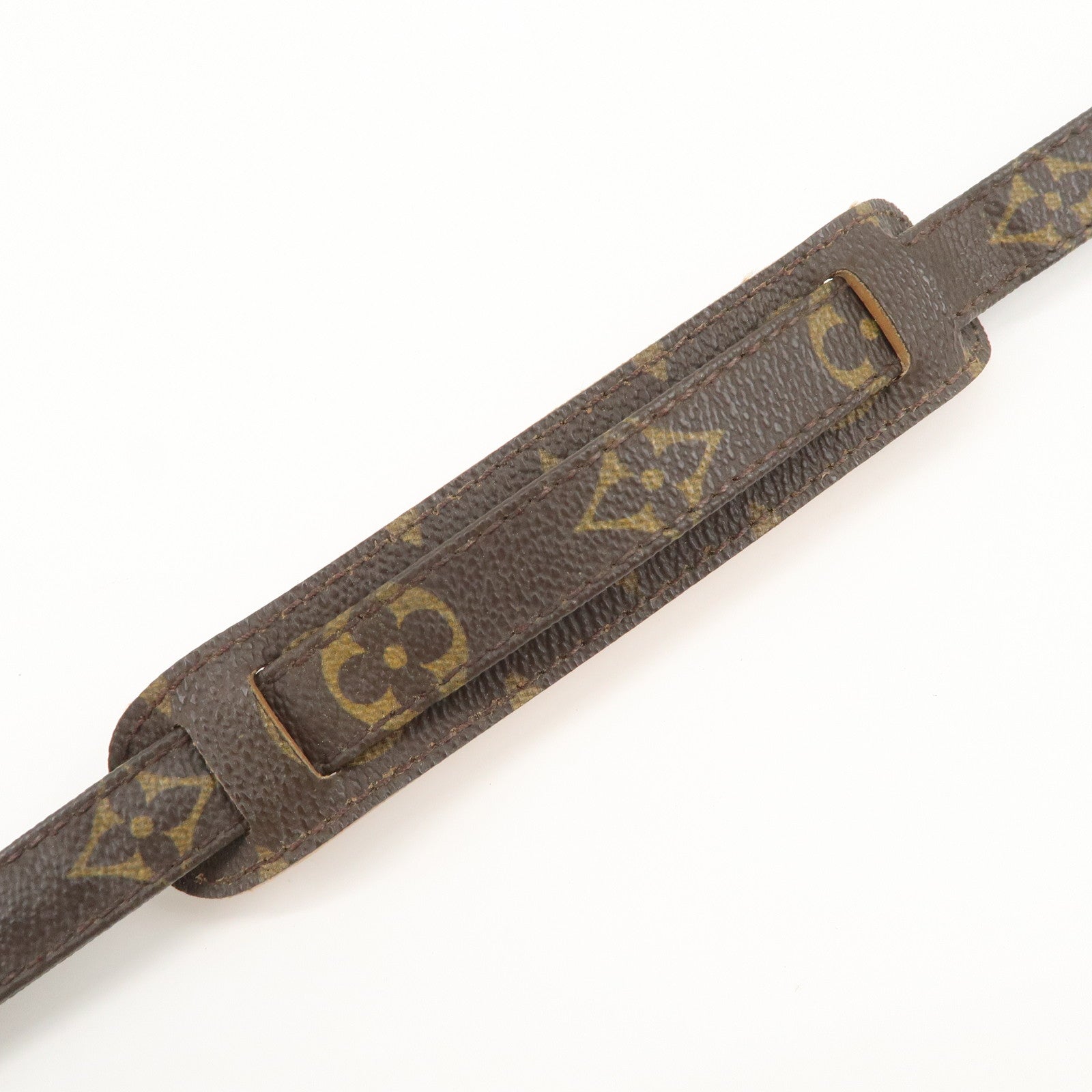 Louis Vuitton Monogram Canvas Shoulder Strap 100cm Brown J75011