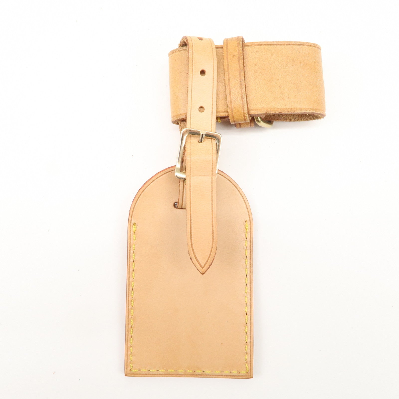 Louis Vuitton Set of 15 Nume Leather Name Tag & Poignet Natural Used