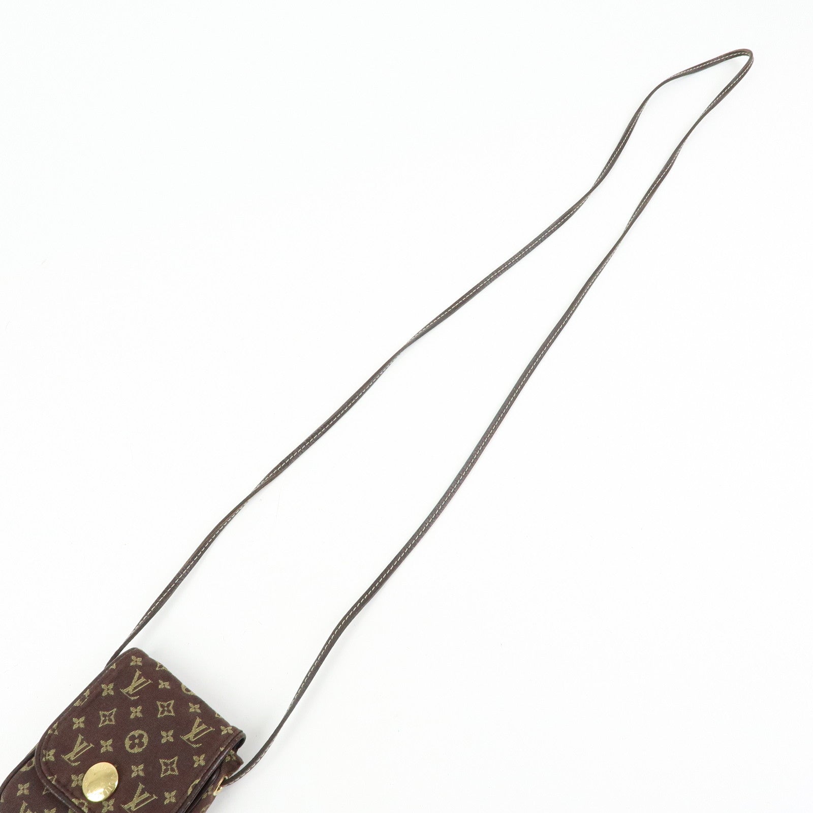 Louis Vuitton Monogram Mini Lin Pochette Cancun Ebene M95313