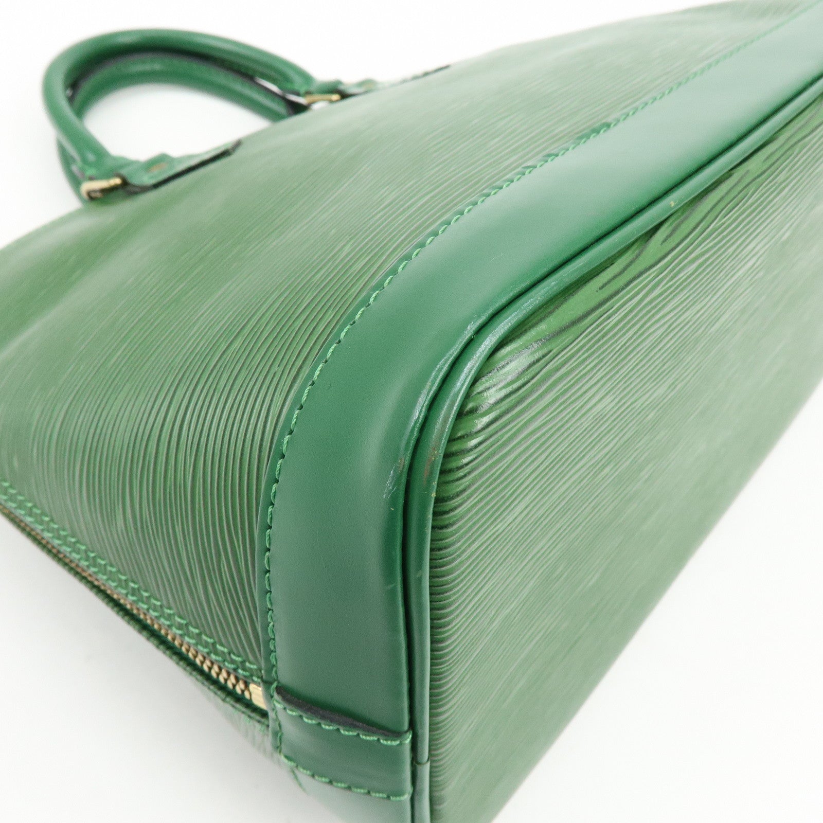 Louis Vuitton Epi Alma Hand Bag Borneo Green M52144