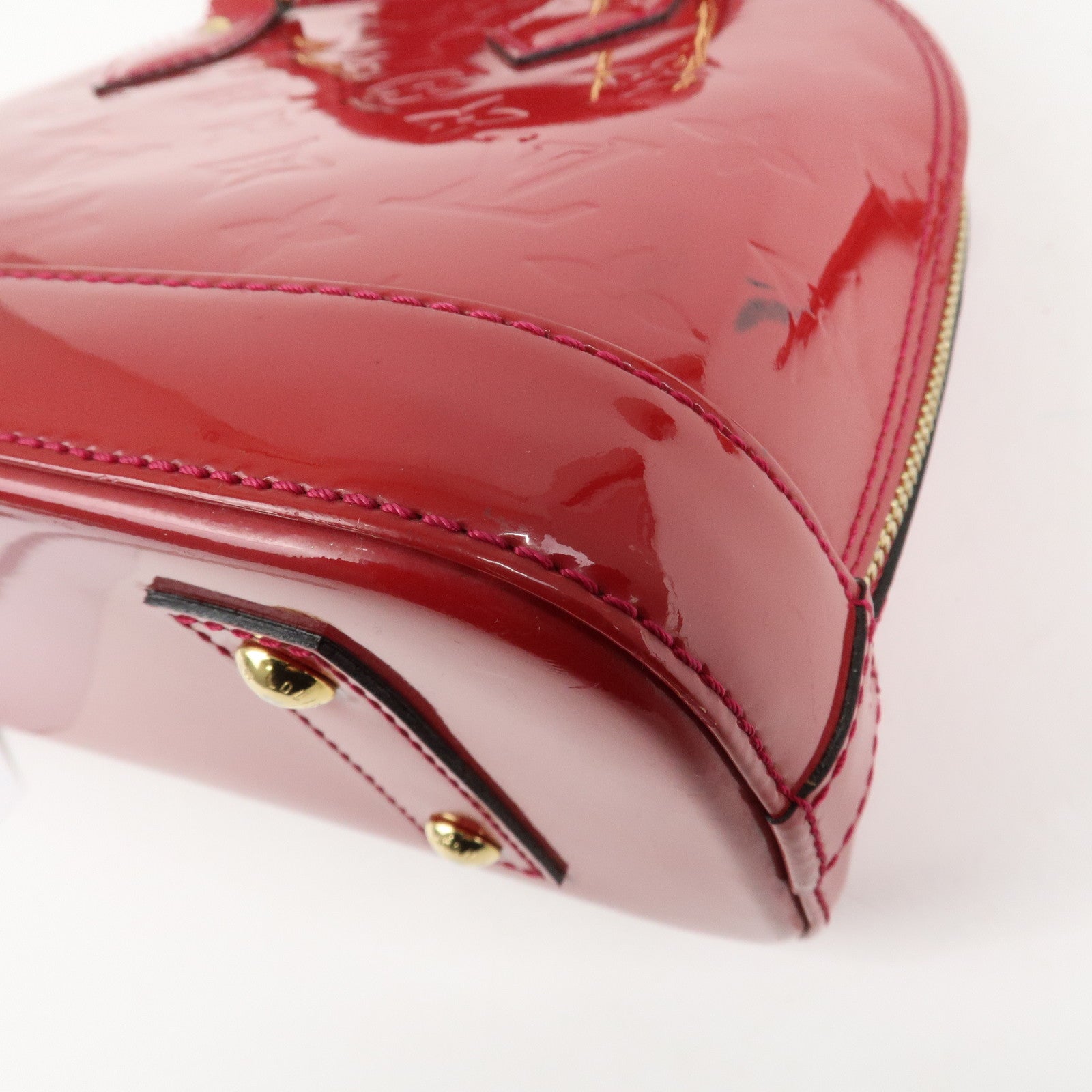 Louis Vuitton Monogram Vernis Alma BB 2Way Bag Rose Indien M91771 Used