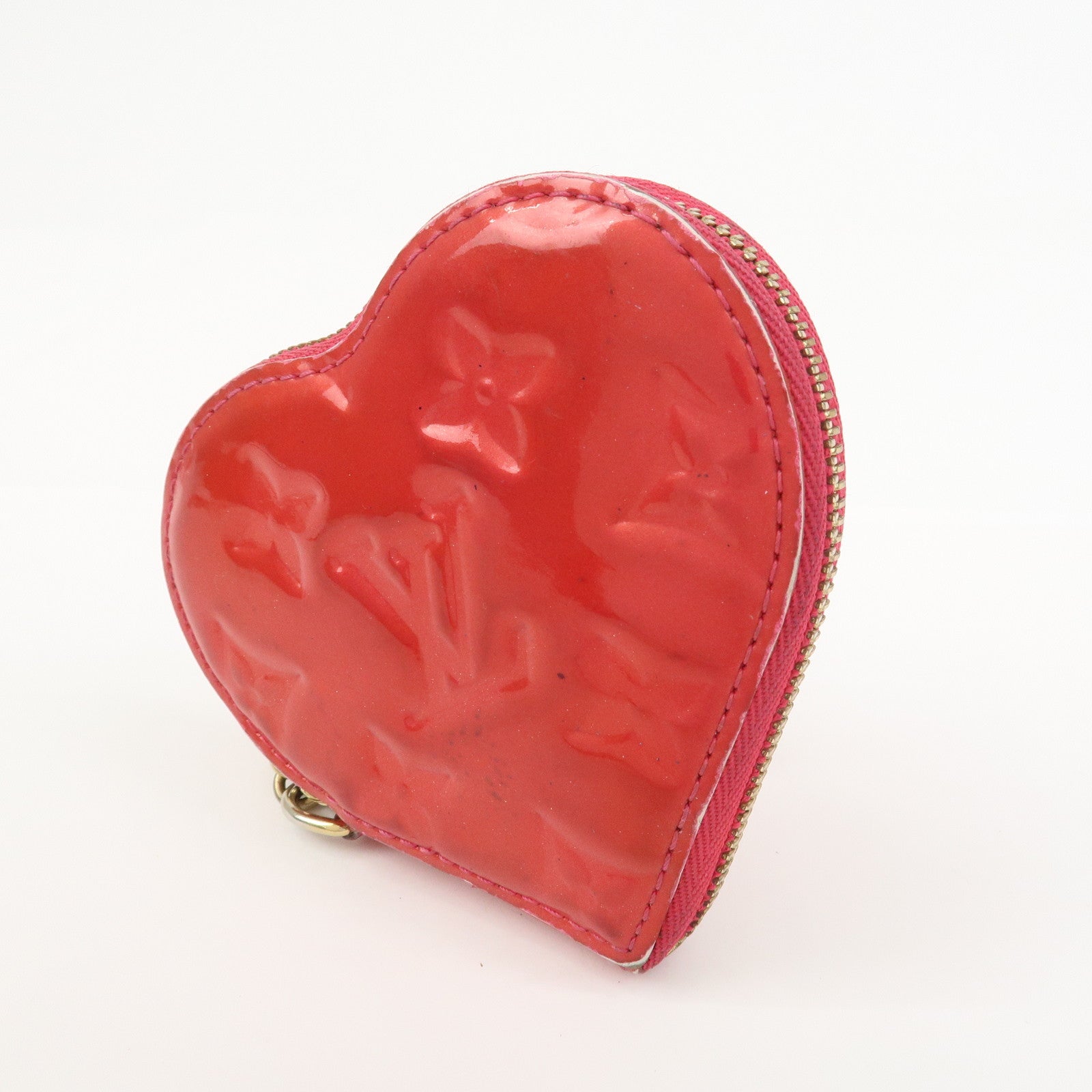 Louis Vuitton Monogram Vernis Porte Monnaie Coeur Coin Case M93657