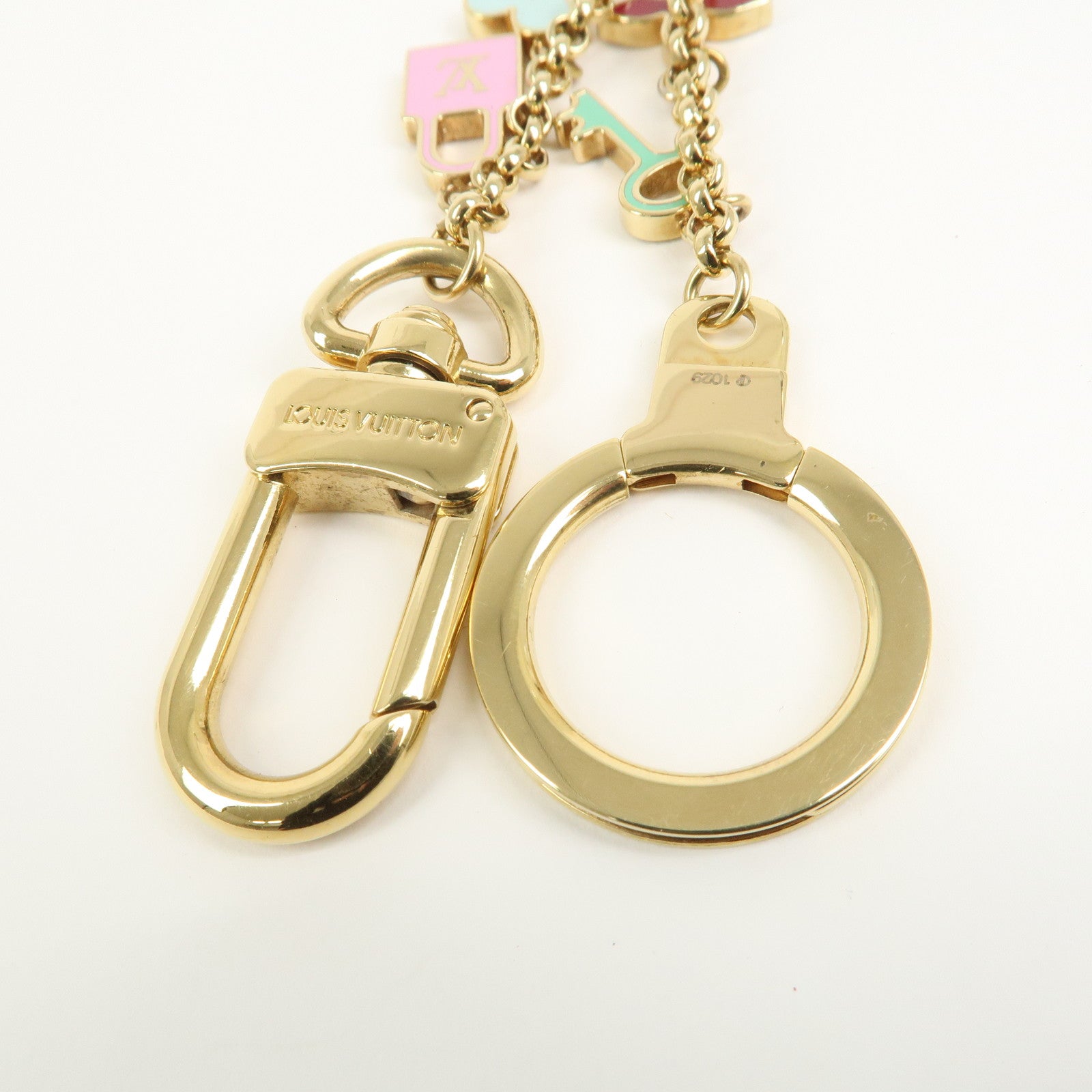 Louis Vuitton Porte Cles Chaine Pretty Metal Bag Charm  M66131