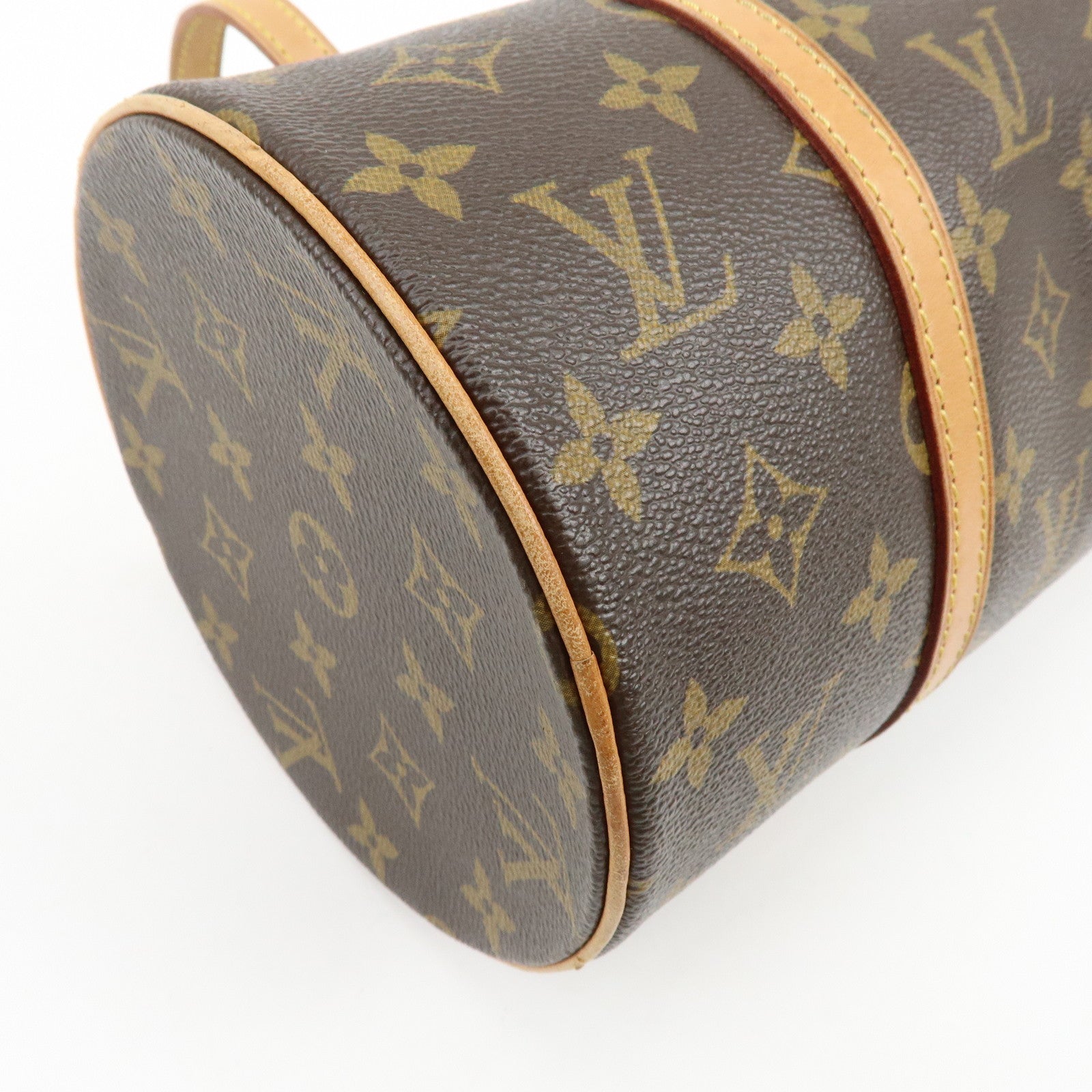 Louis Vuitton Monogram Papillon 30 Hand Bag Brown M51385