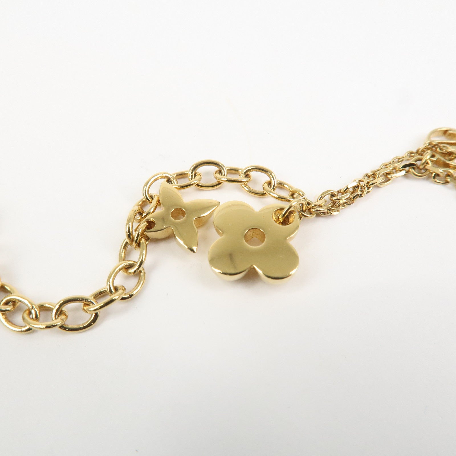 Louis Vuitton Blooming LV Circle Monogram Flower Necklace M90736