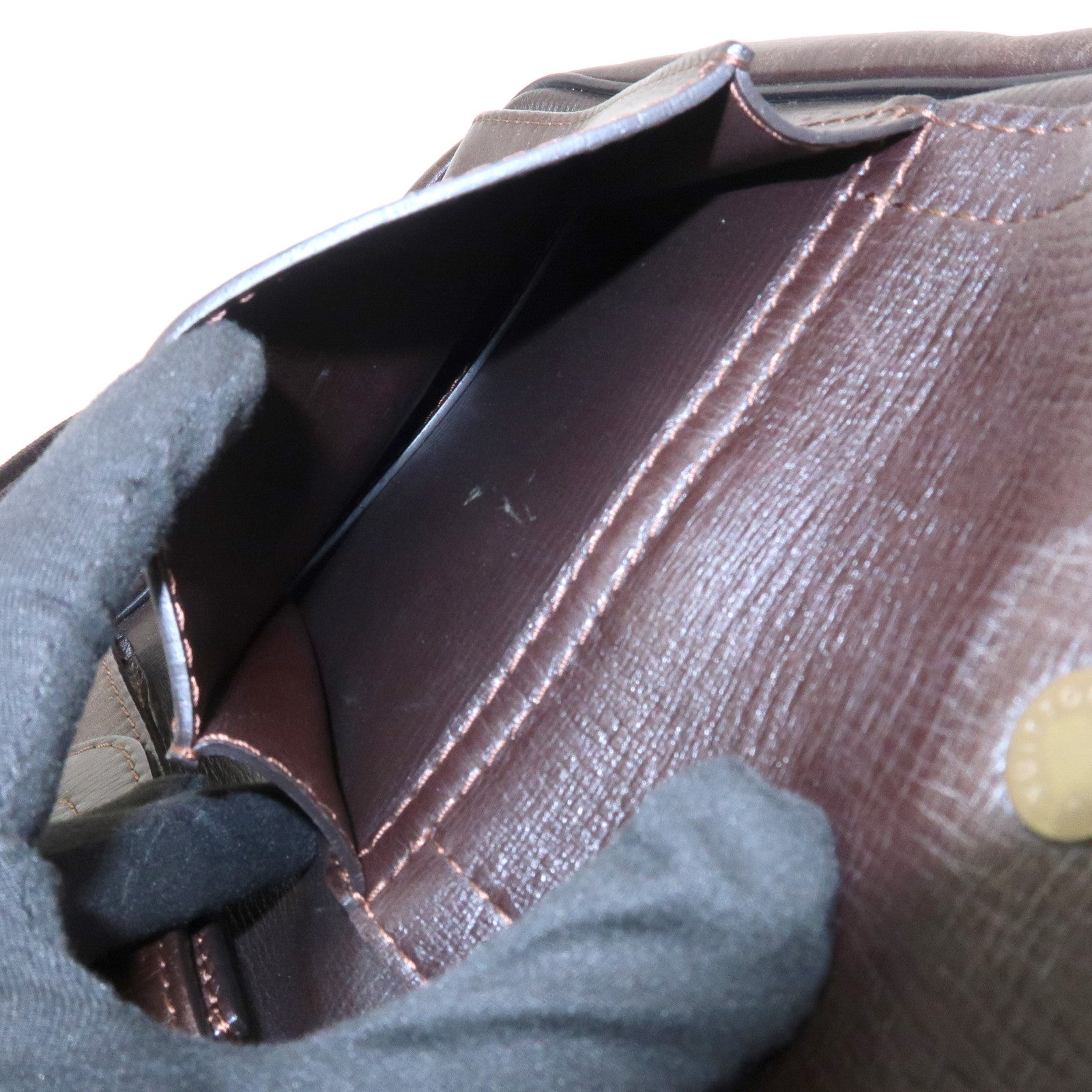 Louis Vuitton Utah Calf Leather Wichita Messenger Bag Brown M92990