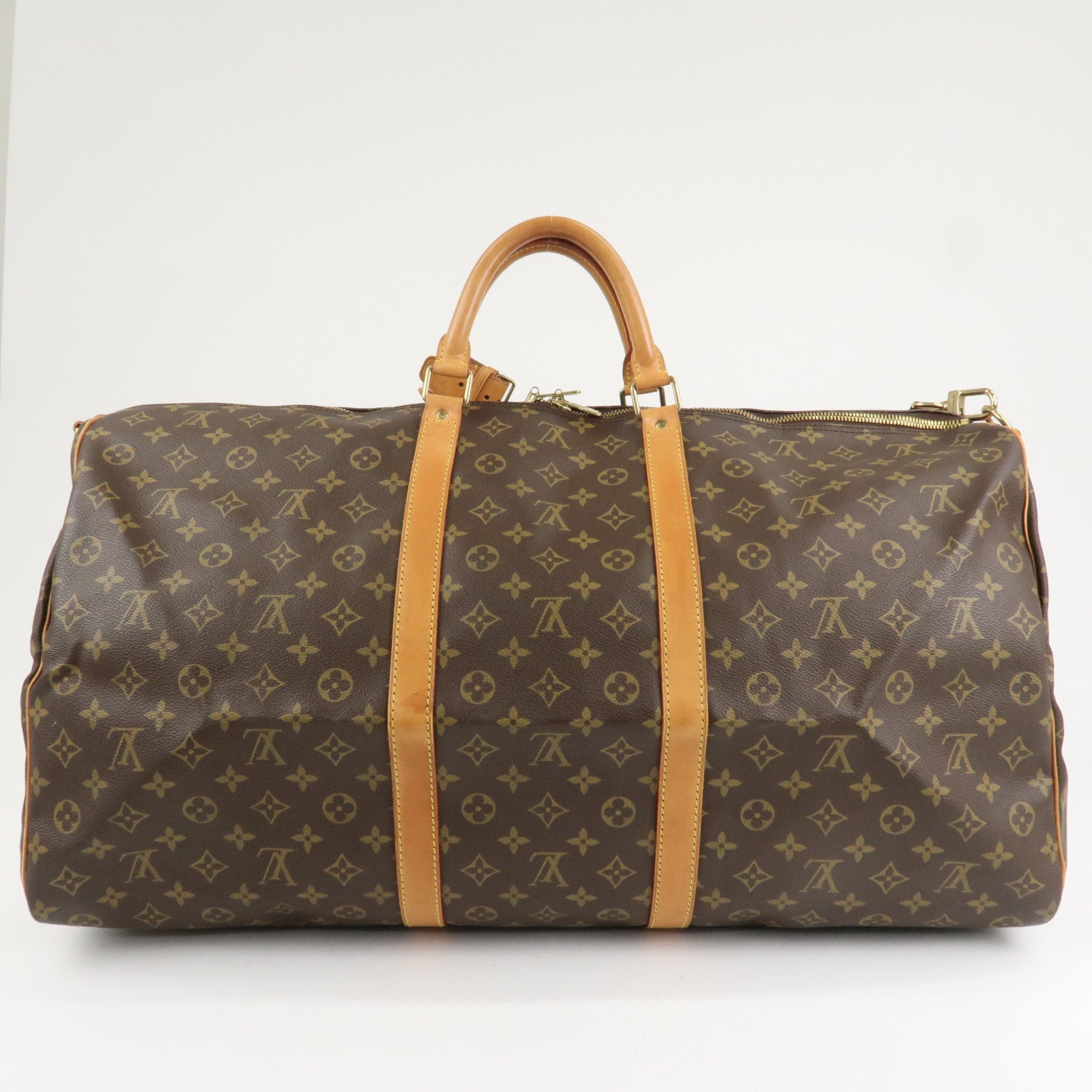 Louis Vuitton Monogram Keep All Bandouliere 60 Boston Bag M41412 Used