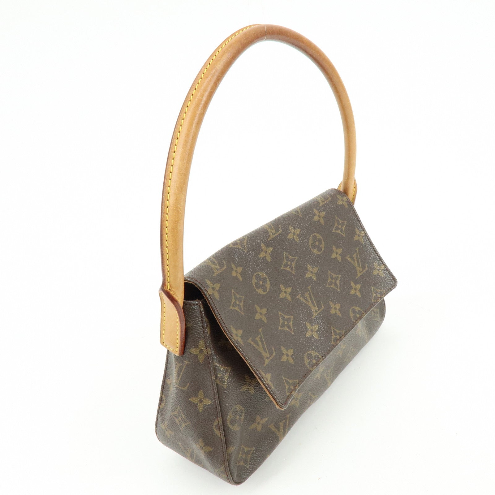 Louis Vuitton Monogram Mini Looping Shoulder Bag Brown M51147