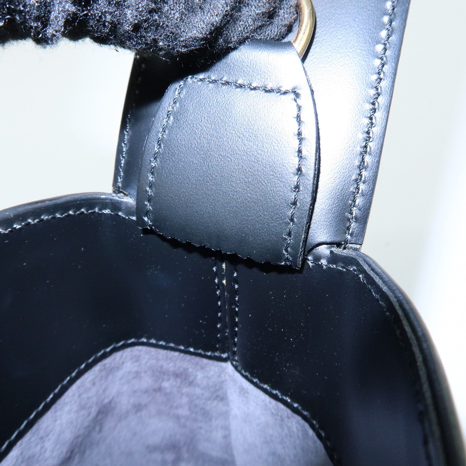 Louis Vuitton Epi Reverie Shoulder Bag Hand Bag Noir Black M52162